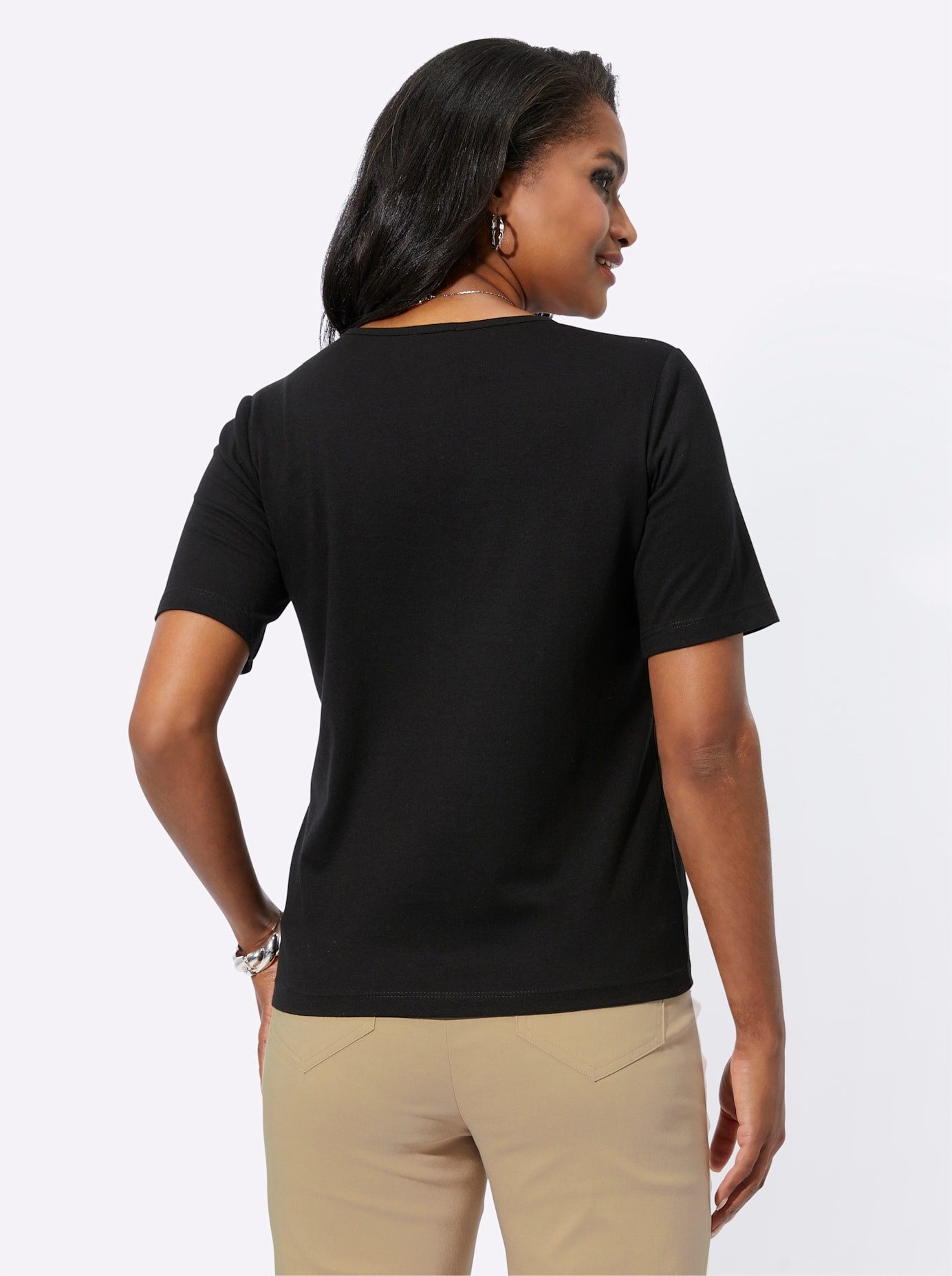 Lady Shirt met korte mouwen (1-delig)
