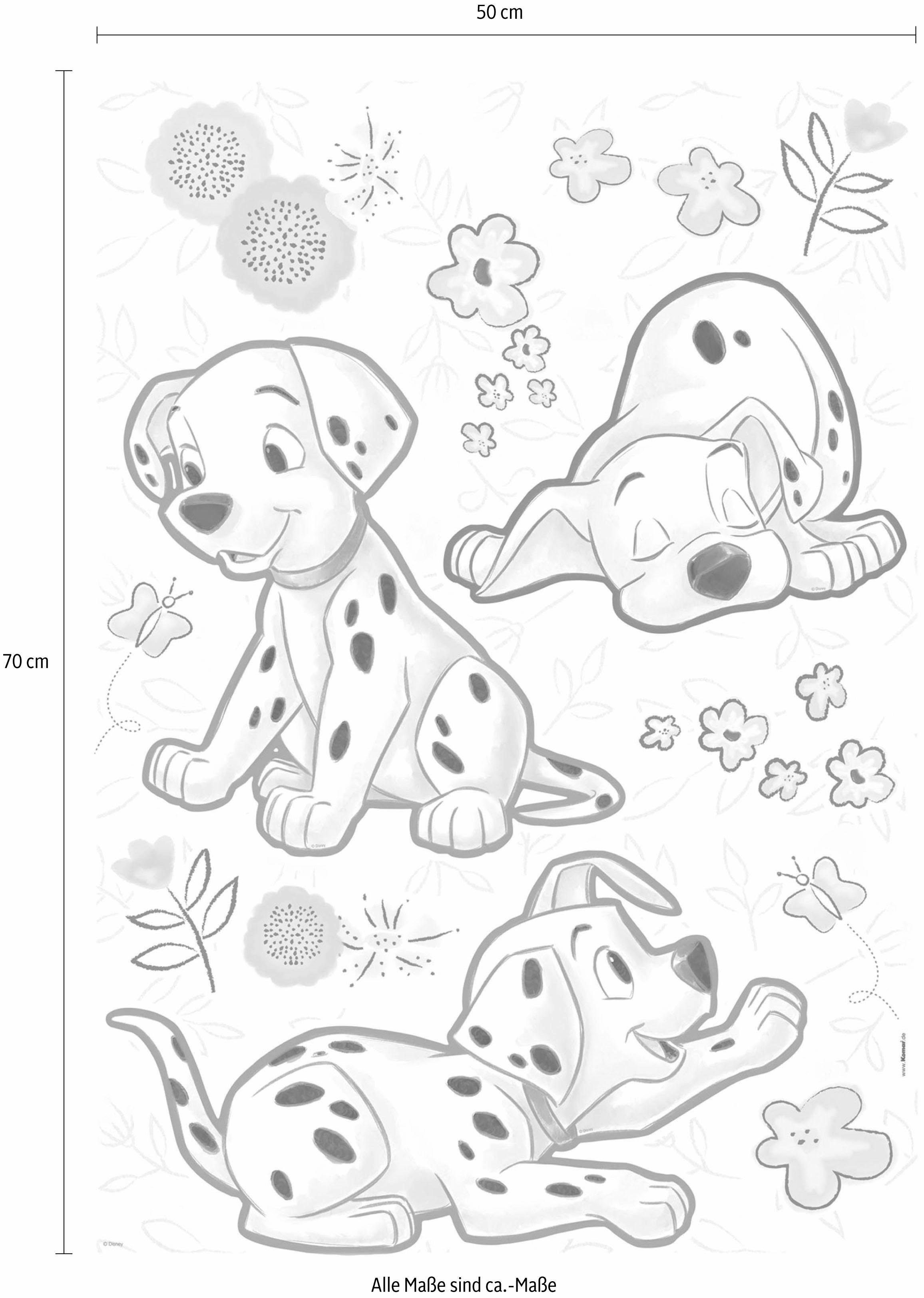 Komar Wandfolie Best of Friends - afm. 50 x 70 cm zelfklevend, wandstickers, kinderkamer