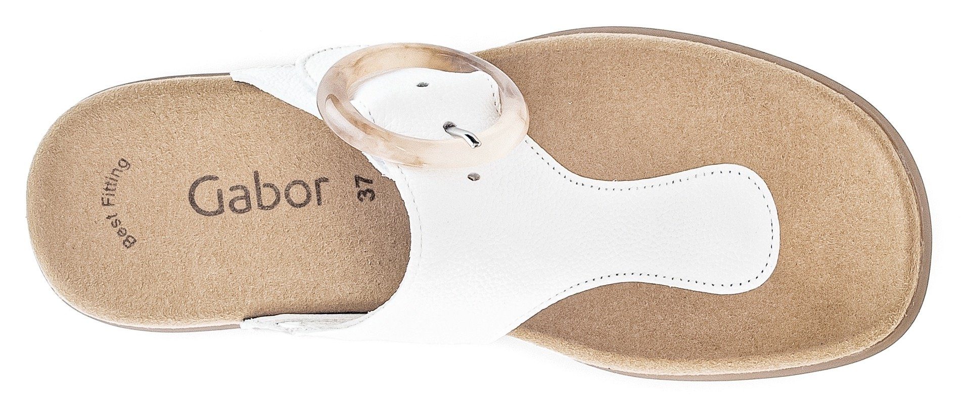 Gabor Dianets , sleehak, zomerschoen, teenslipper met best fitting-uitrusting
