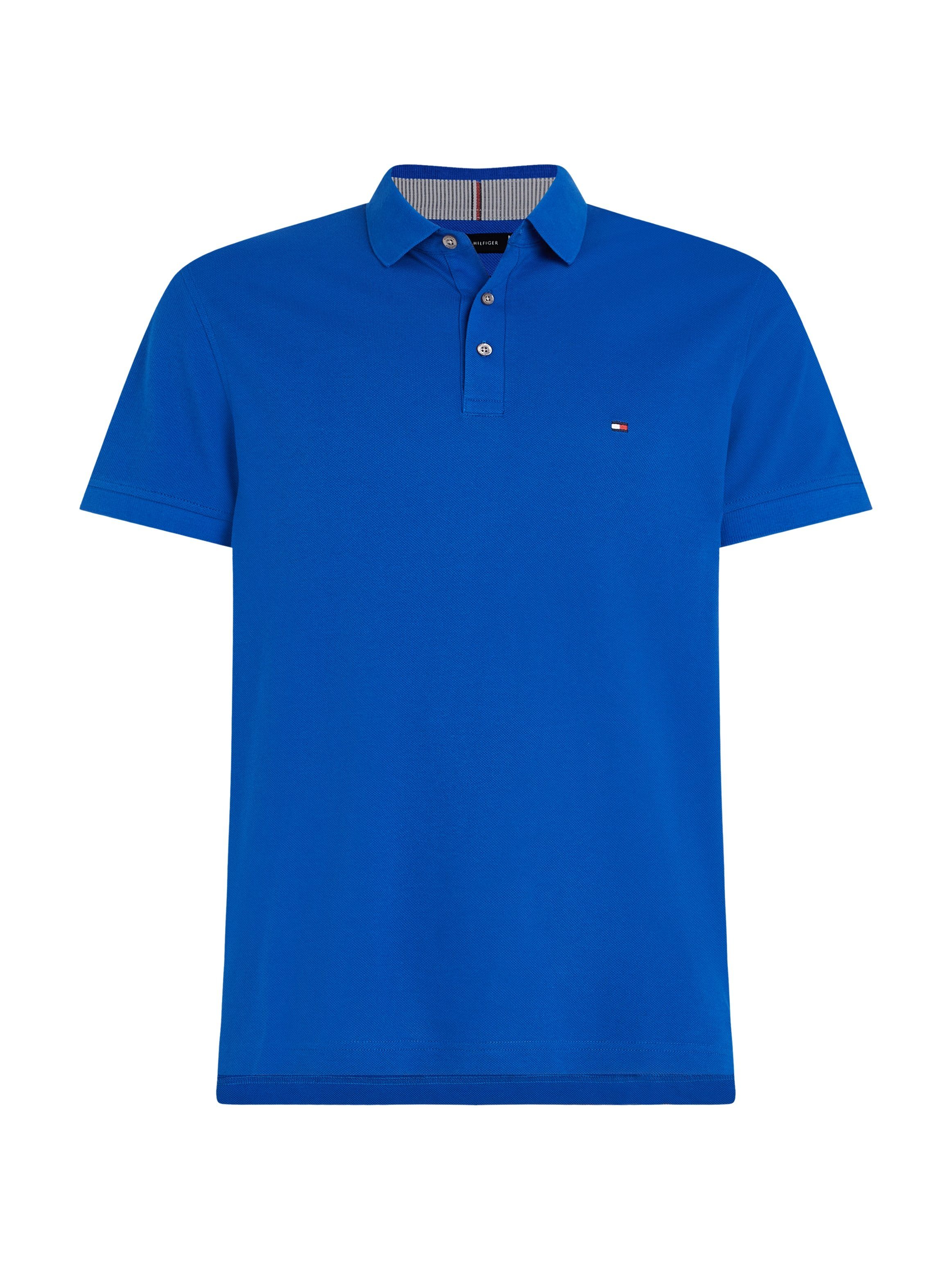 Tommy Hilfiger Poloshirt 1985 SLIM POLO van iets gestructureerd piqué