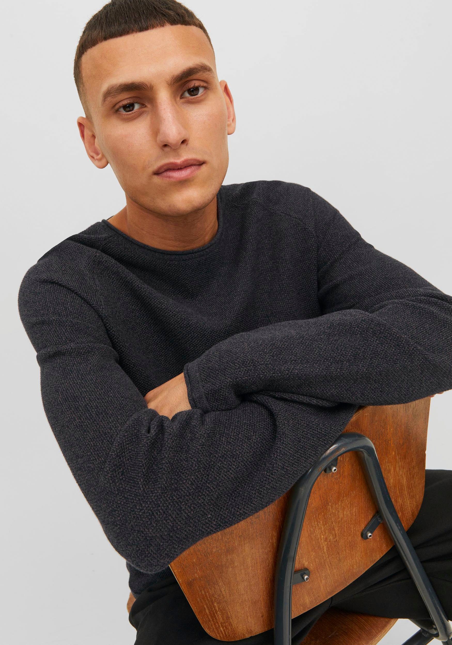 Jack & Jones Trui met ronde hals JPRBLUMIGUEL KNIT CREW NECK NOOS