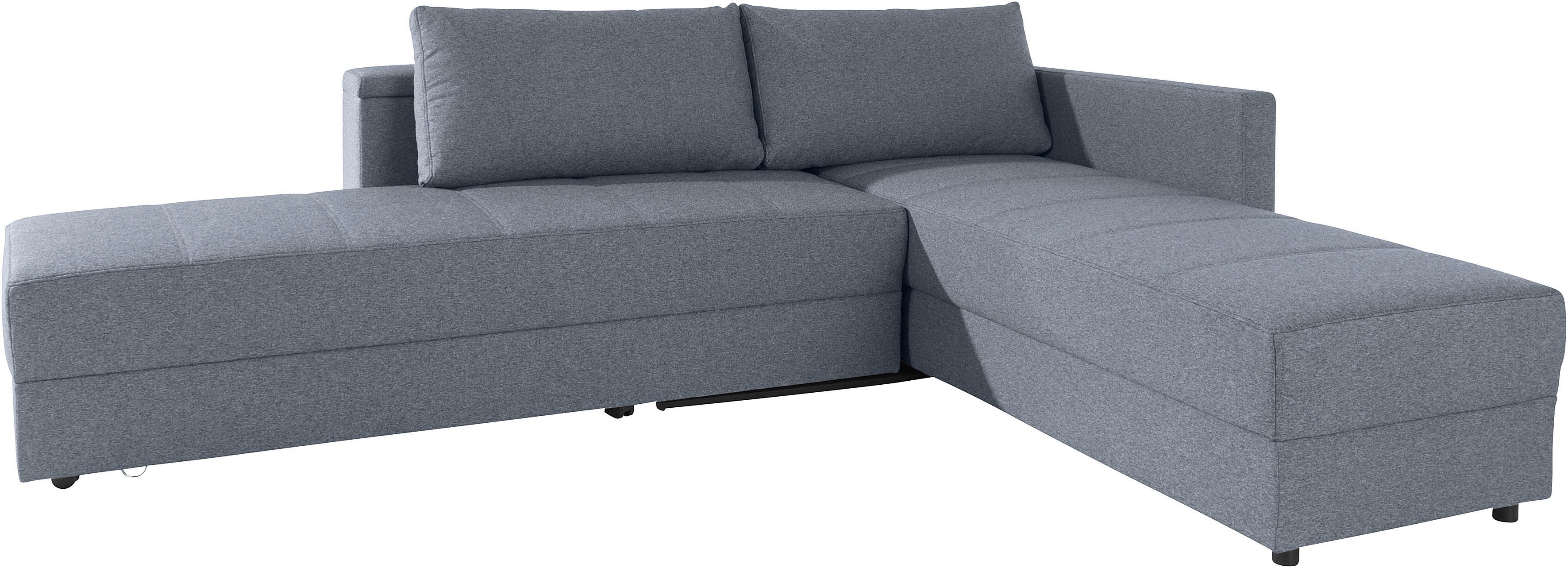 LOOKS BY WOLFGANG JOOP Hoekbank LooksIII L-vorm door draaifunctie tot bed verwisselbaar, inclusief opbergvak