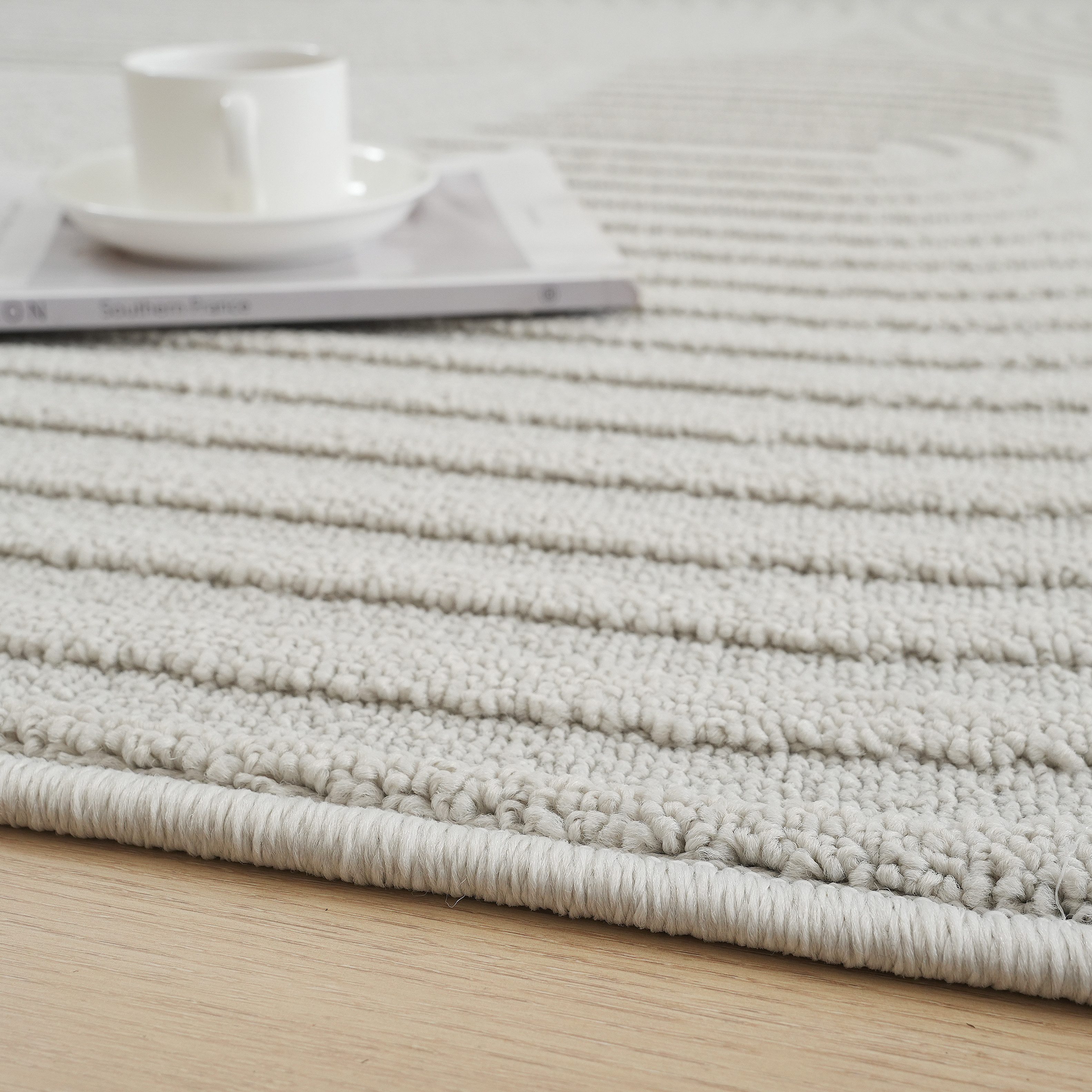 my home Vloerkleed Jola hoog-laag ontwerp, Scandi-look, Zen Boho, modern, 3D, woonkamer, slaapkamer, waterafstotend