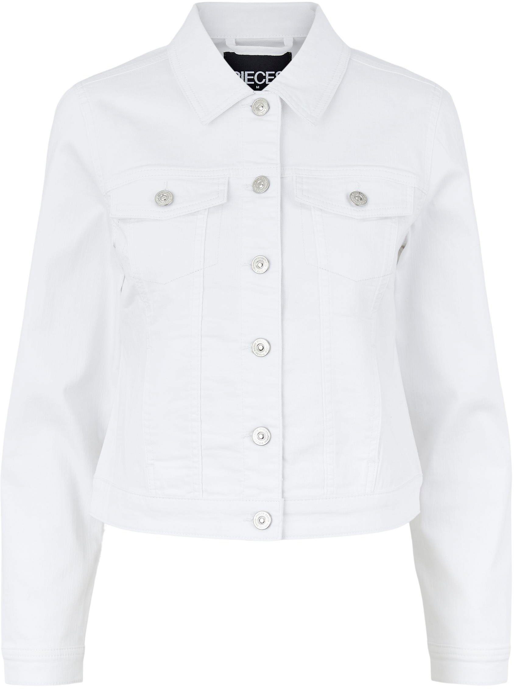 pieces Jeansjack PCOIA LS DNM JACKET BWHI NOOS BC