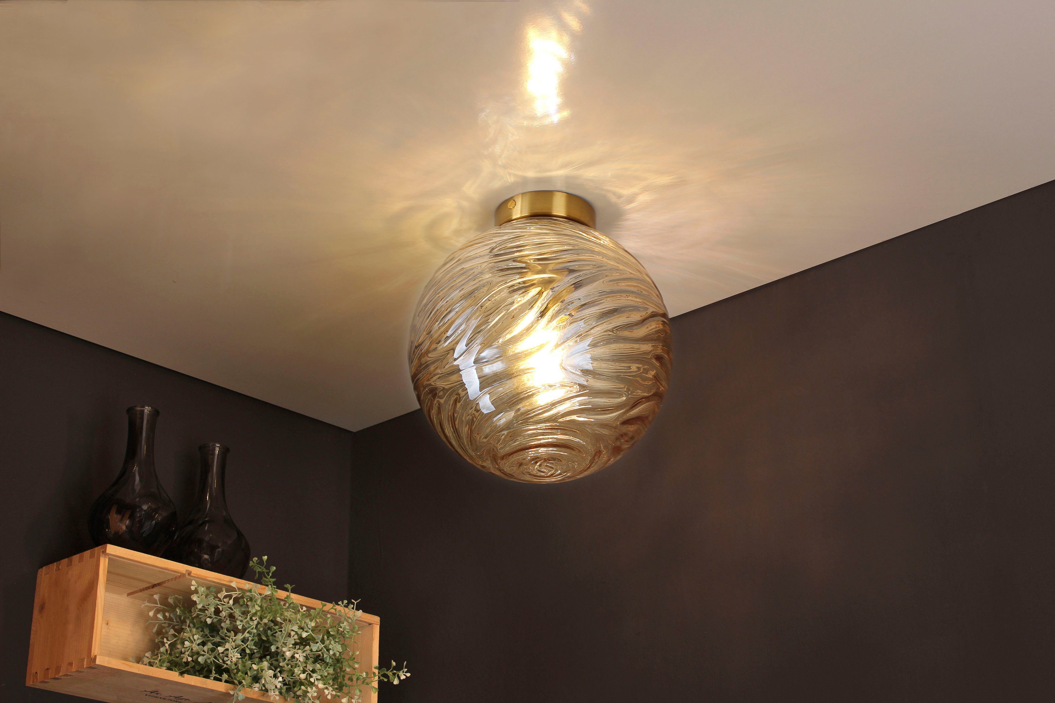 ECO-LIGHT Hanglamp Nereide hoogwaardig glas (1 stuk)