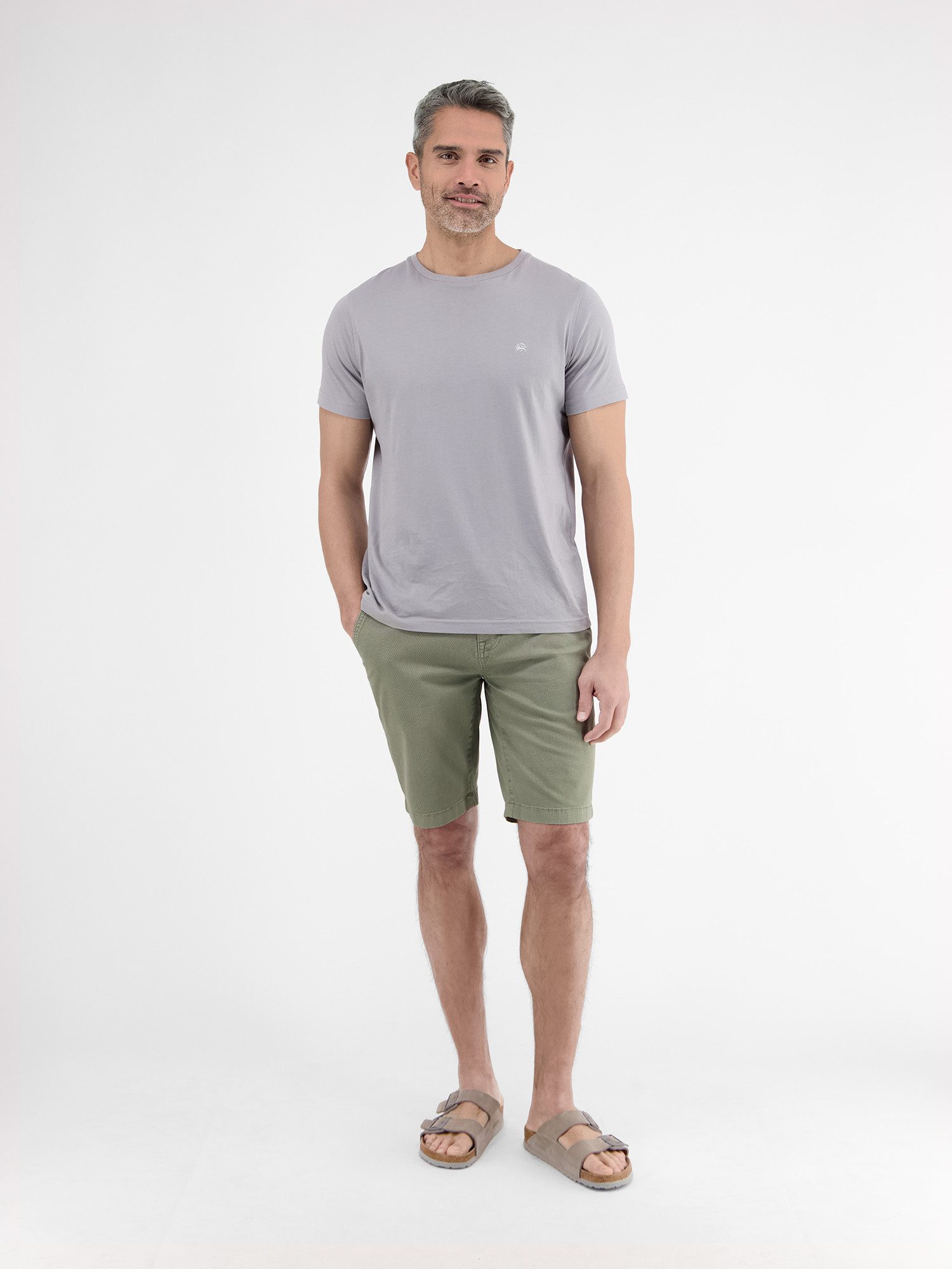 Lerros Bermuda LERROS chino bermuda met riem (set)