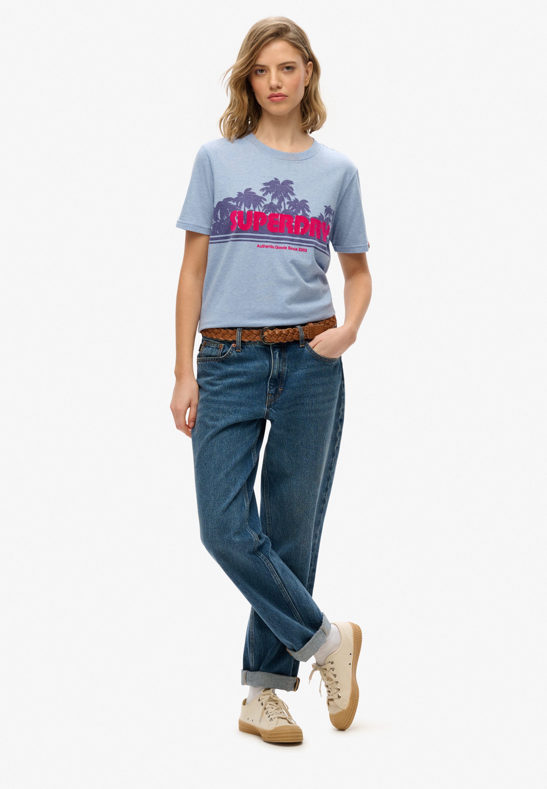 Superdry Shirt met korte mouwen OUTDOOR STRIPE RELAXED TEE