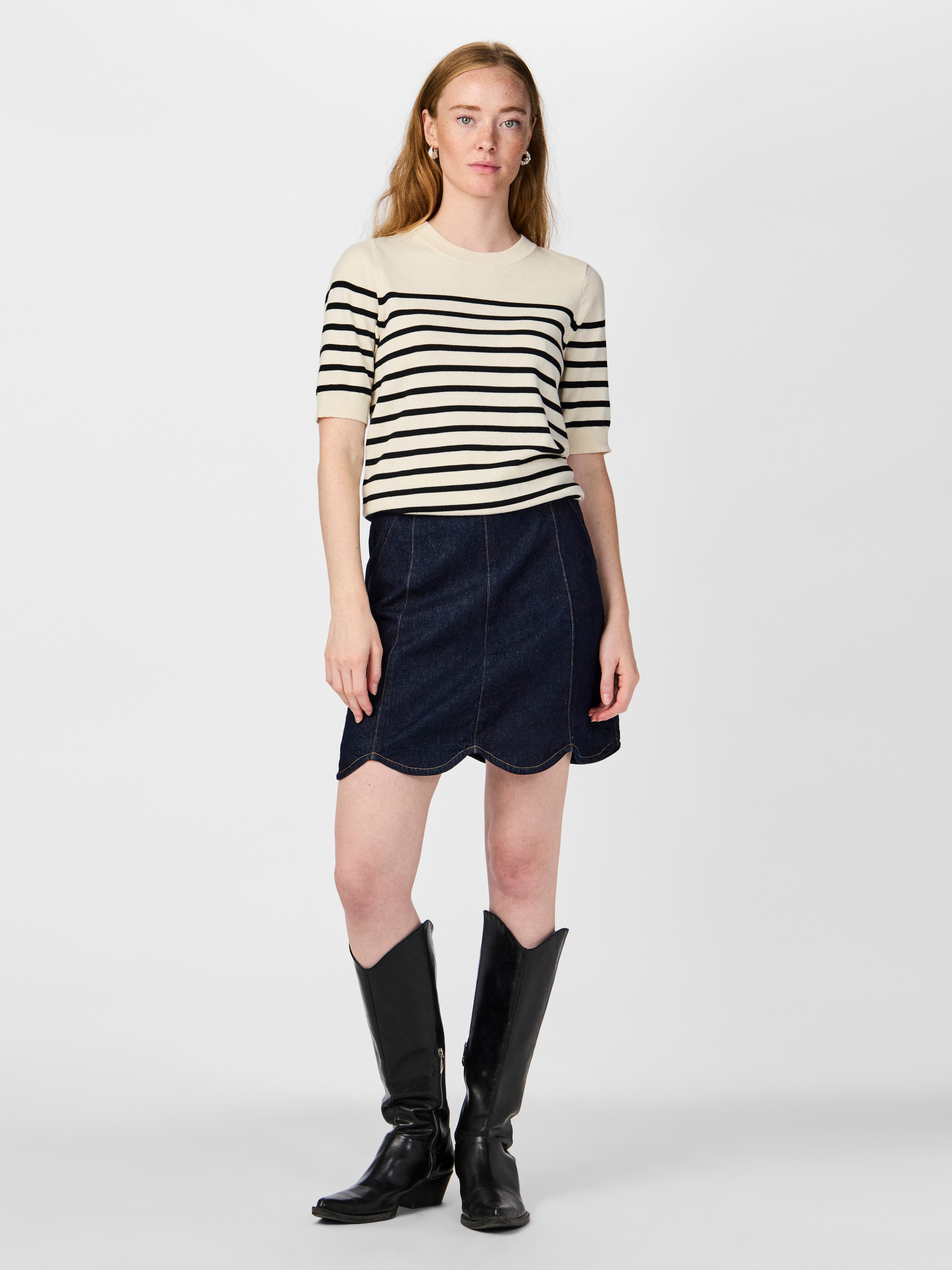 Y.A.S Gebreide trui YASLENA SS KNIT PULLOVER S. NOOS