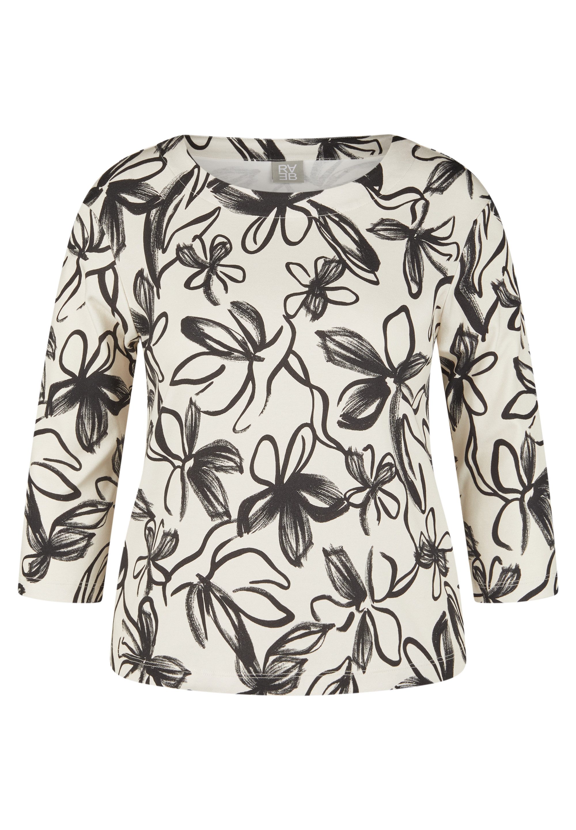 Rabe Shirt met 3/4 mouwen met print all-over