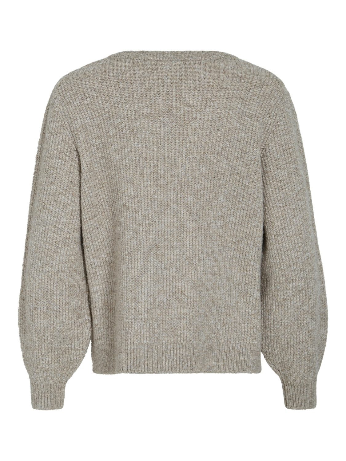 Vila Trui met V-hals VIBELUNA V-NECK REV L/S KNIT TOP - NOOS
