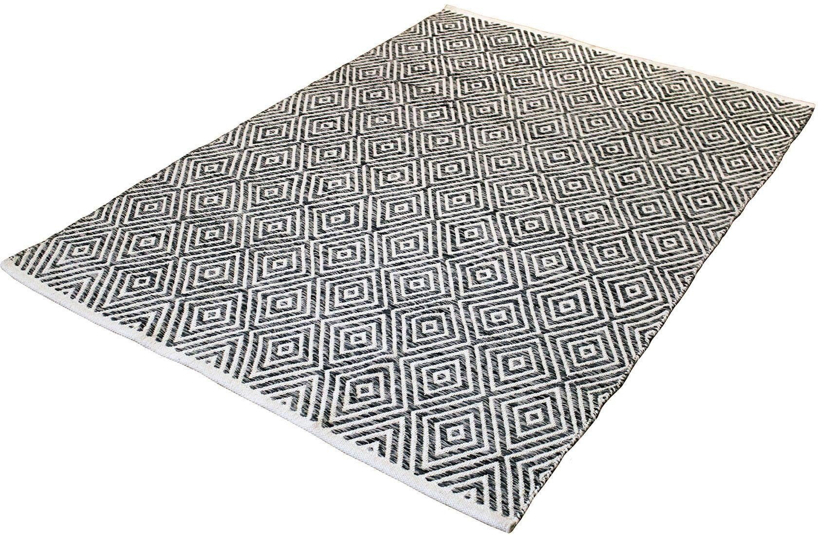 calo-deluxe Vloerkleed Luba 333 puur katoen, woonkamer