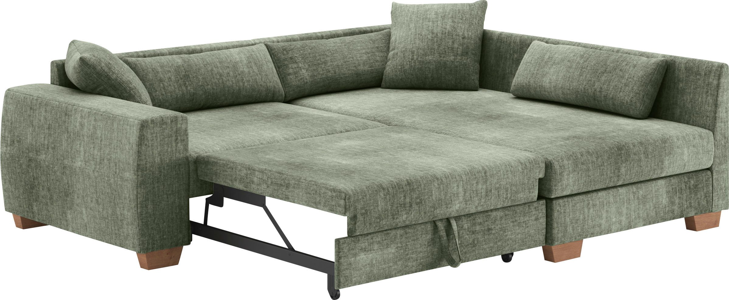 Mr. Couch Hoekbank Helena L-vorm Met binnenvering, optioneel met bed en pocketvering