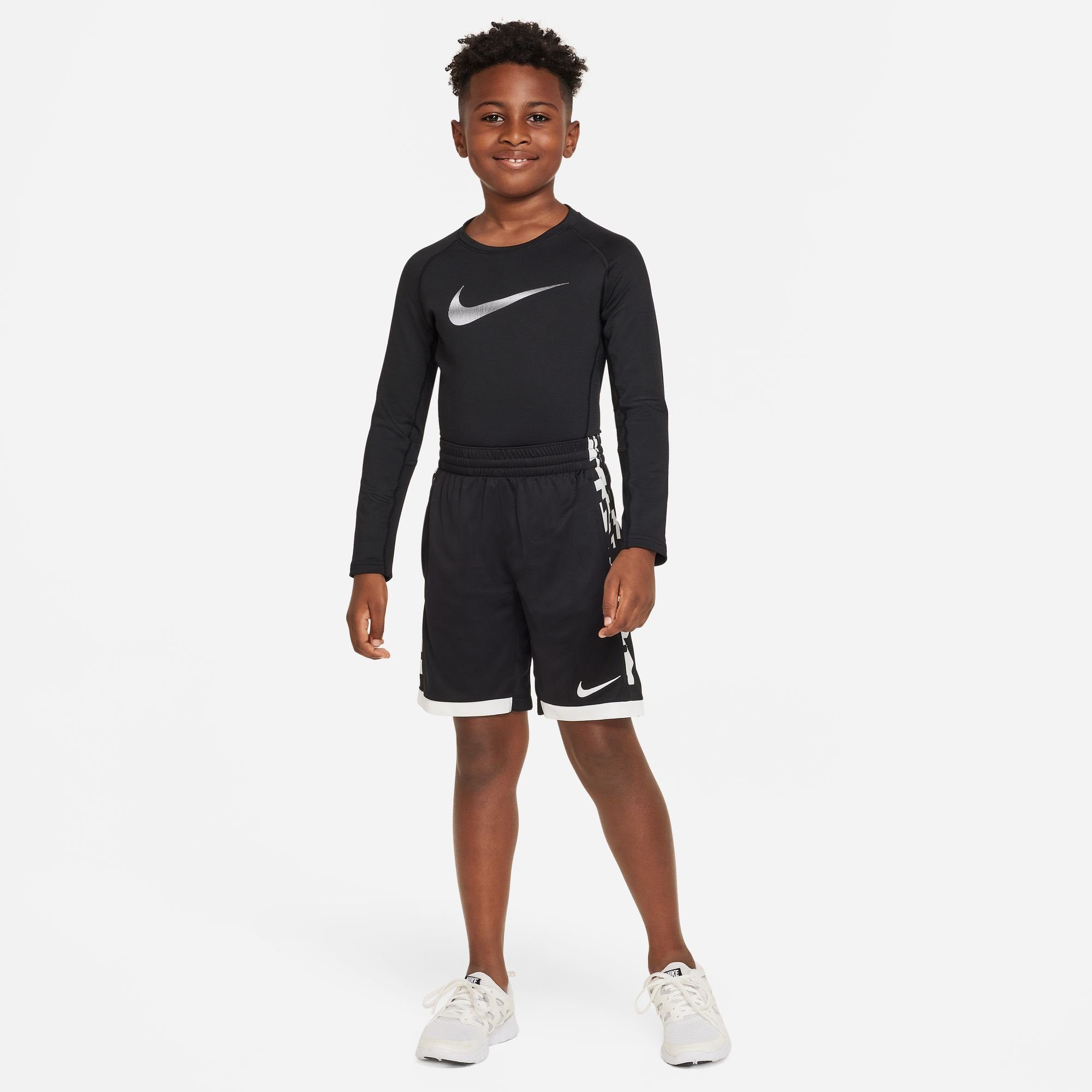 Nike Trainingsshirt PRO WARM BIG KIDS' (BOYS') LONG-SLEEVE TOP - voor kinderen