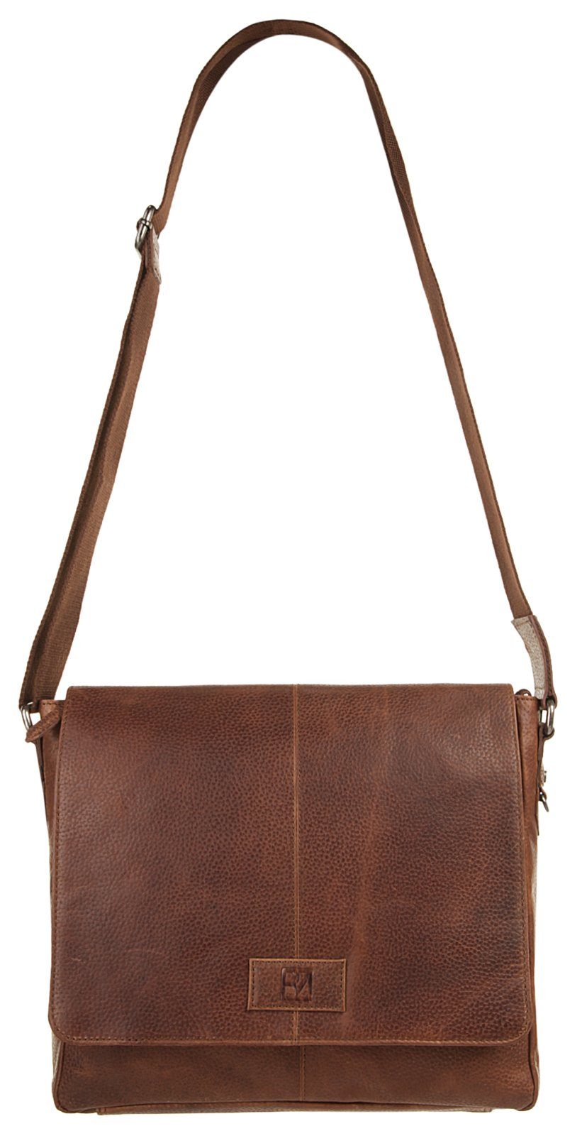 BODENSCHATZ Messenger Bag echt leder
