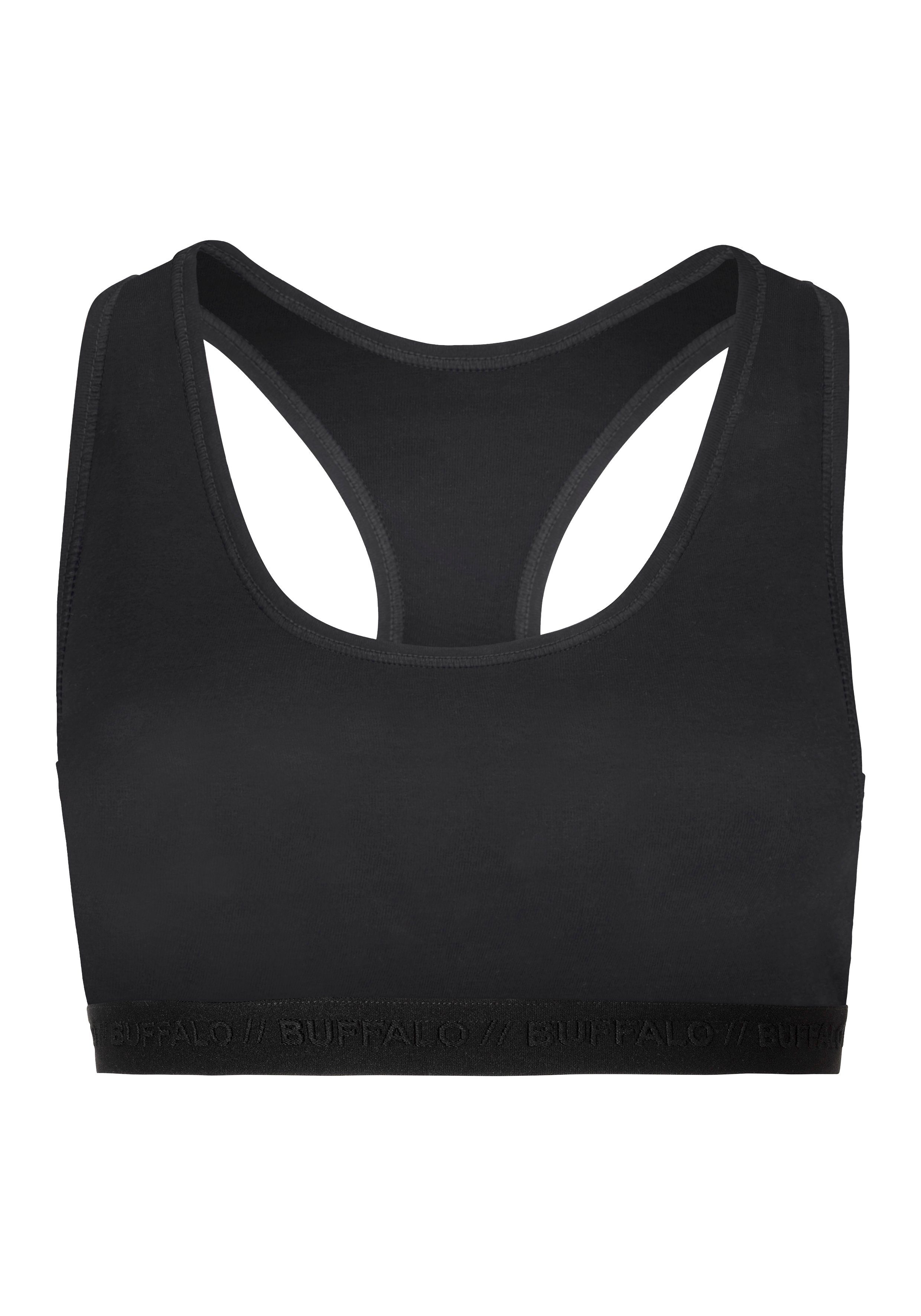 Buffalo Bustier met logo-boord (Set van 2)