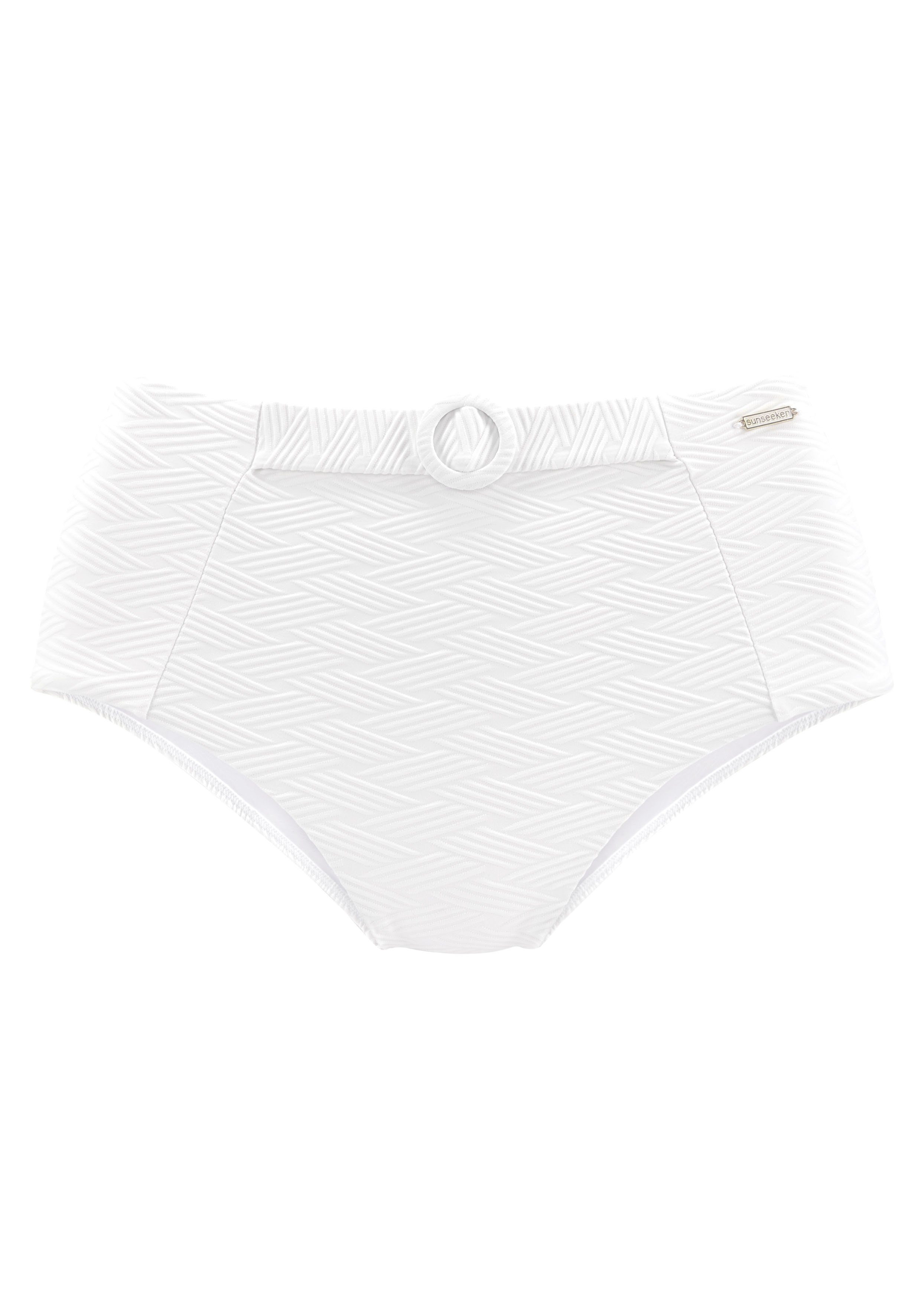 Sunseeker Highwaist-bikinibroekje Loretta met sierriem