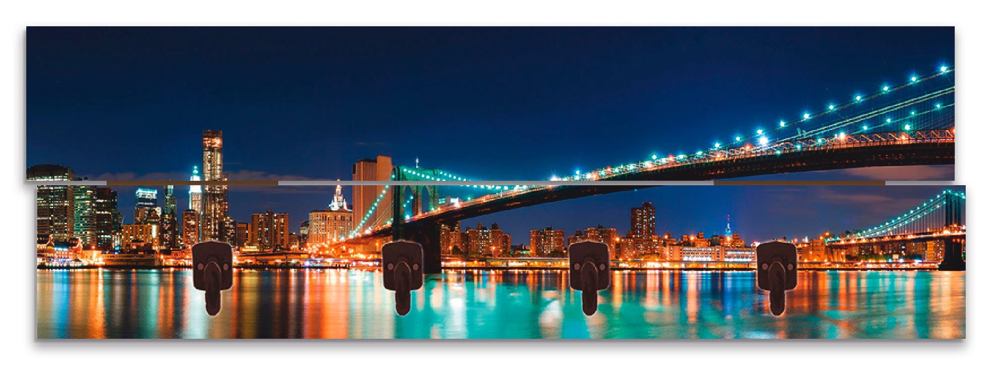 Artland Kapstok New York skyline Brooklyn Bridge