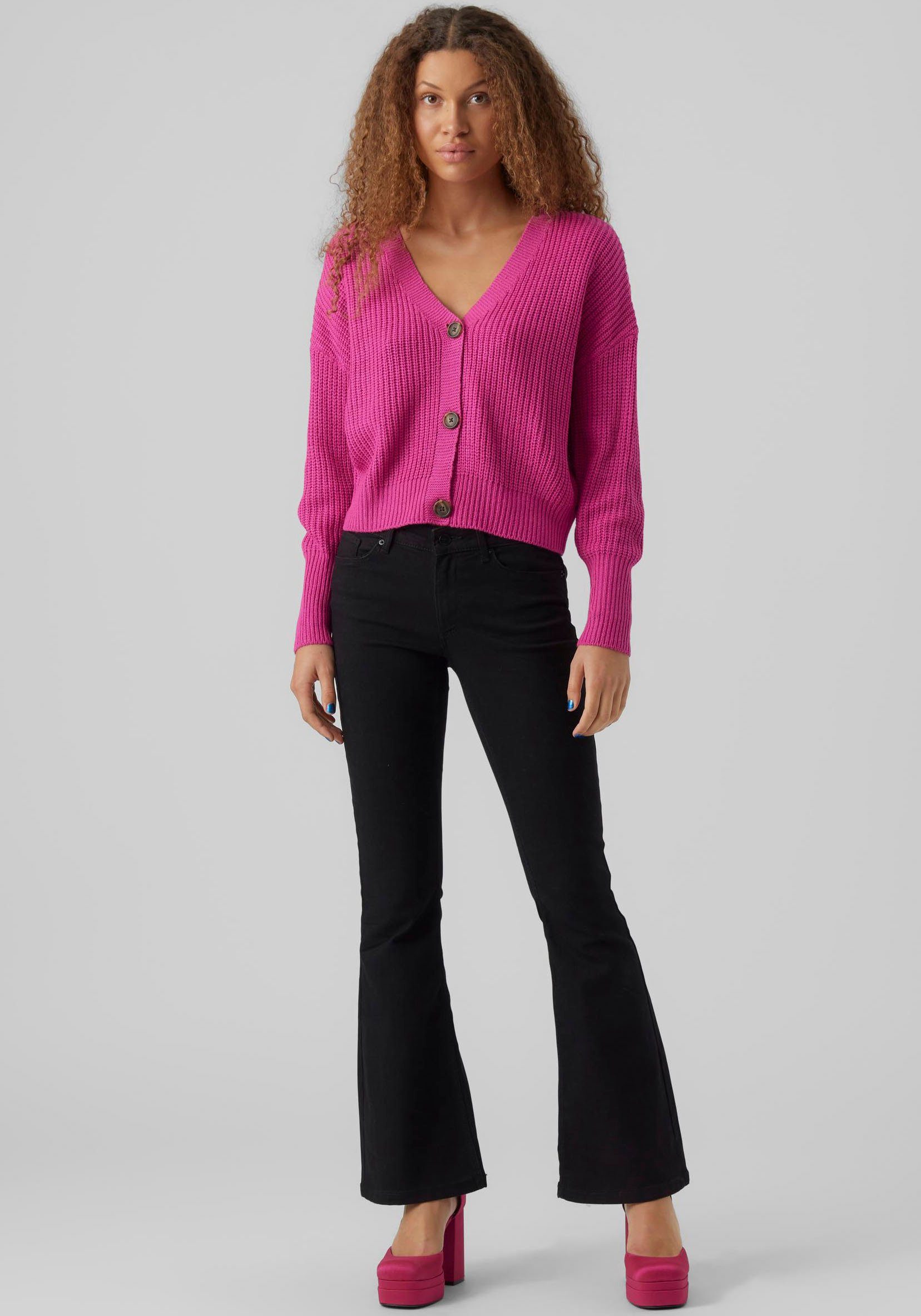 Vero Moda Cardigan VMLEA LS V-NECK CUFF CARDIGAN NOOS
