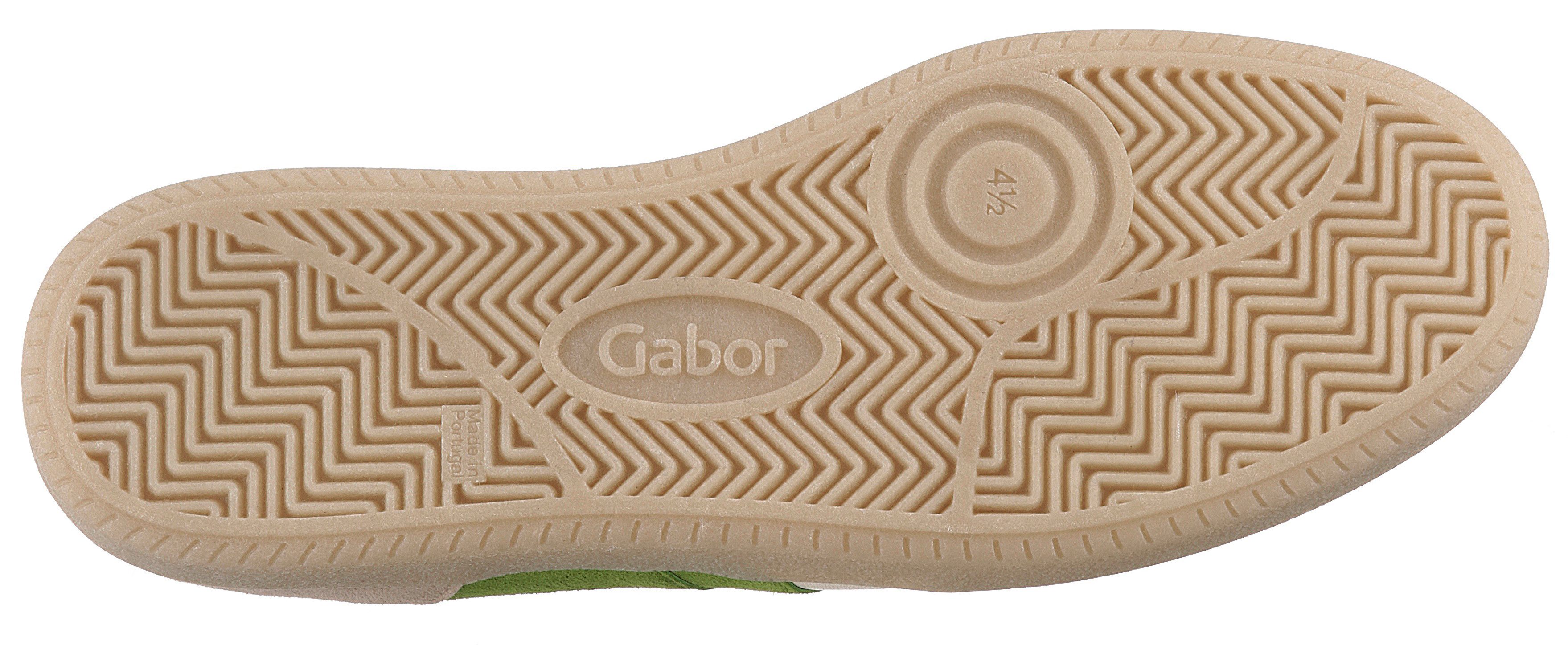 Gabor Plateausneakers , vrijetijdsschoen, halfschoen, veterschoen met gepolsterde schacht