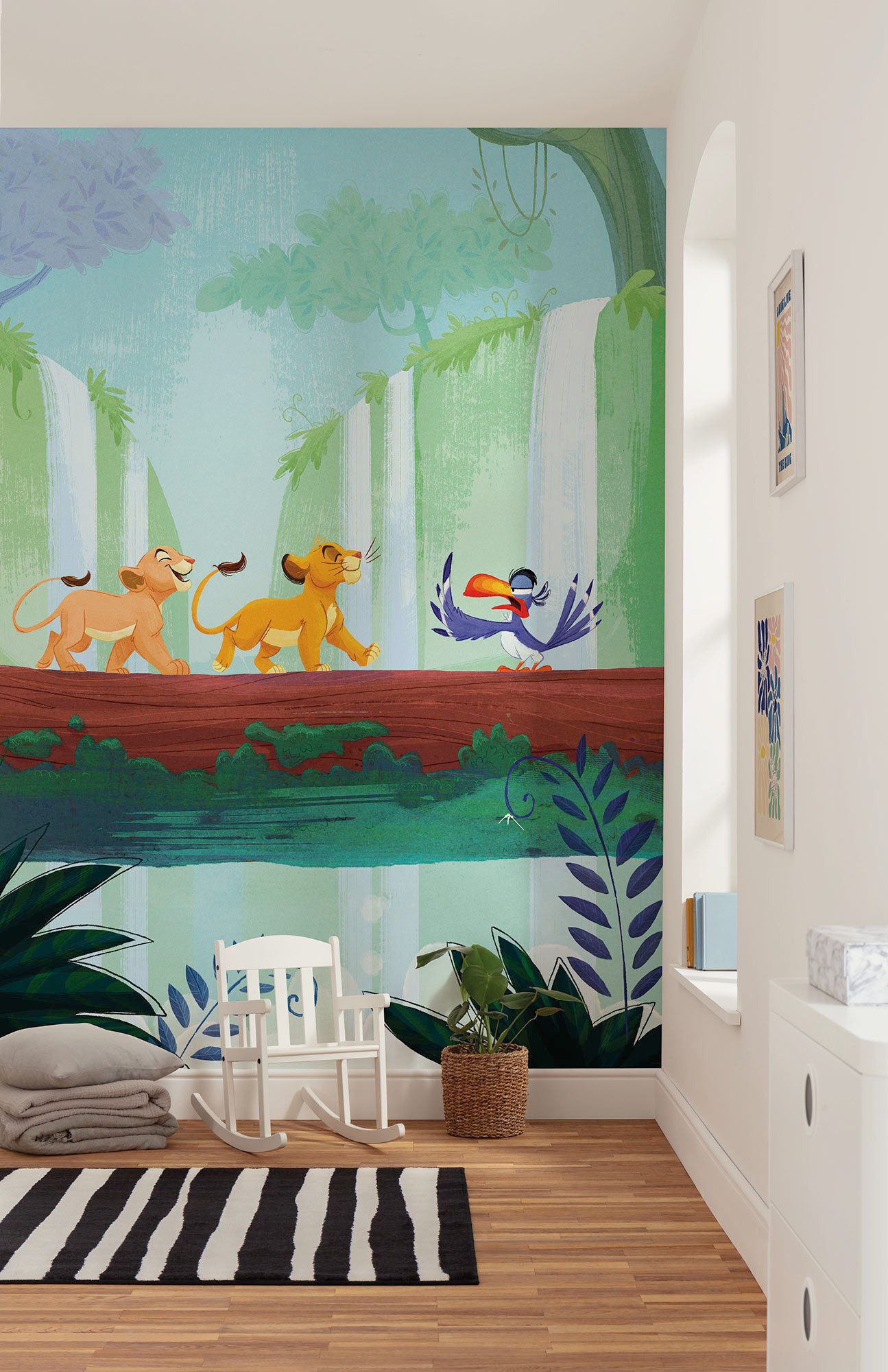 Komar Kinderbehang Disney The Lion King Classic Waterfall (1 stuk)