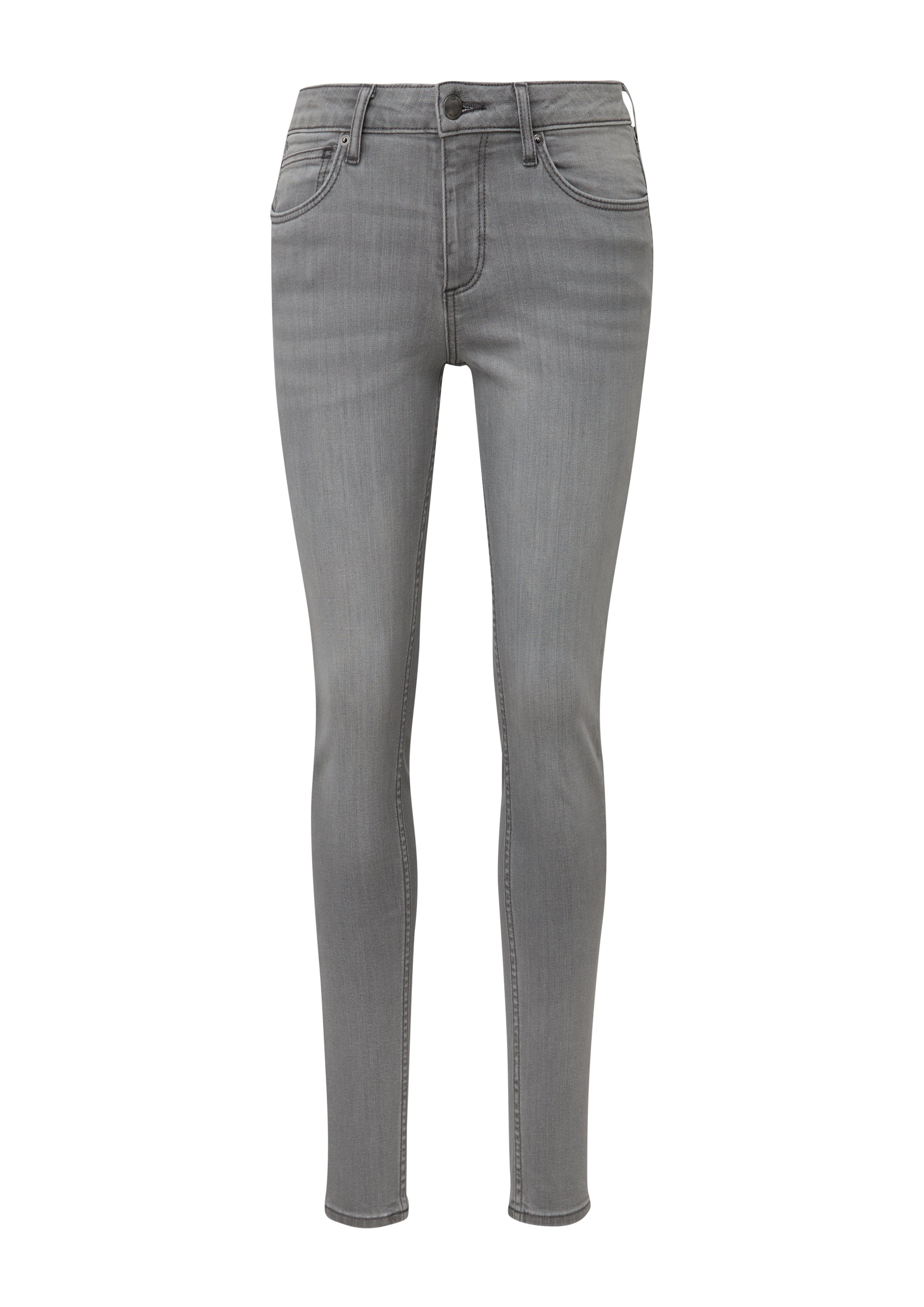 Q S designed by 5-pocket jeans Sadie met achterzakken