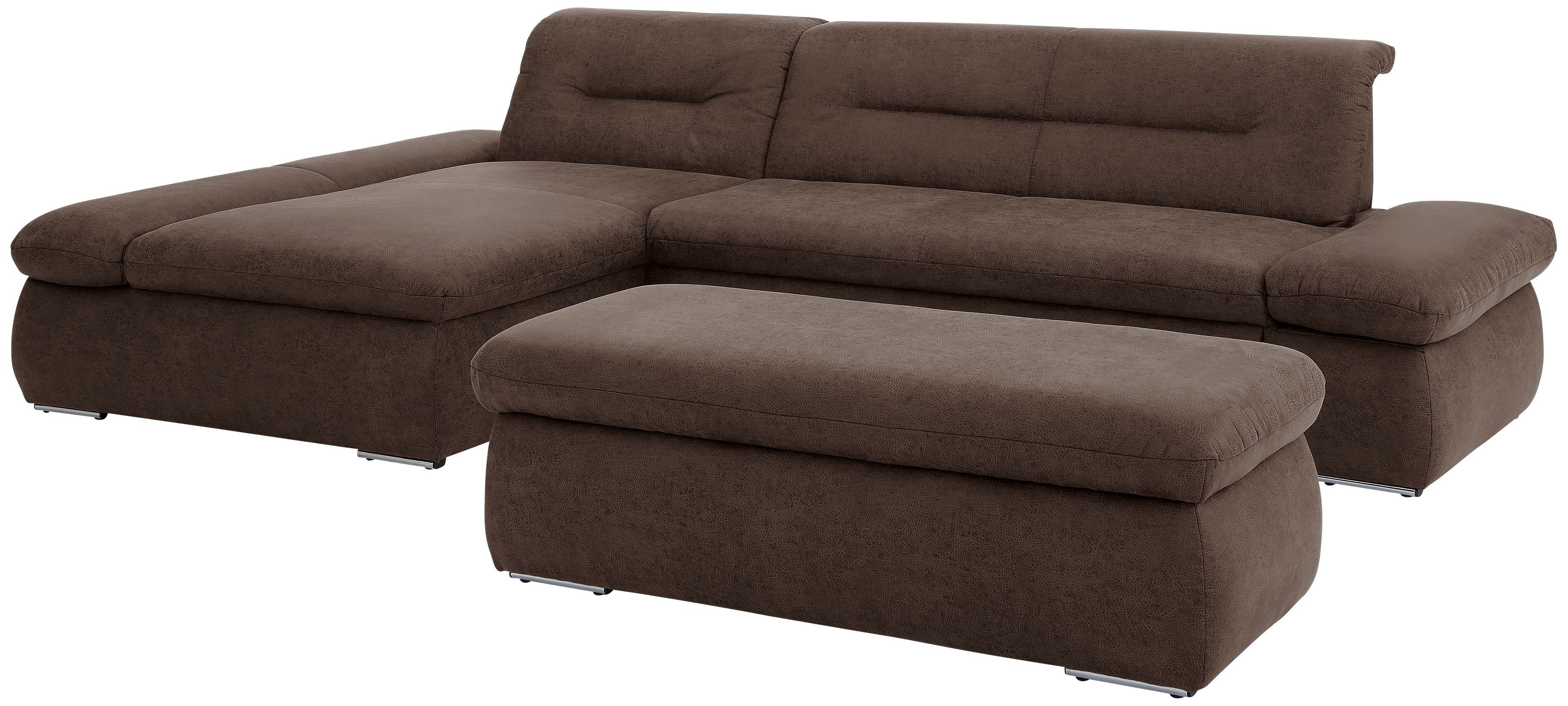 INOSIGN Hoekbank Avesa L-vorm Naar keuze met armleuningverstelling en slaapfunctie, bxdxh: 300x172x80cm
