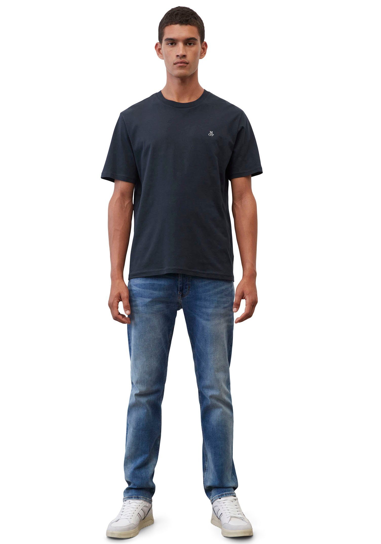 Marc O'Polo T-shirt Logo-T-shirt van bio-katoen