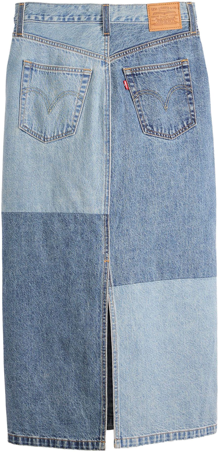 Levi's® Midirok BUTTON MIDI SKIRT PAT