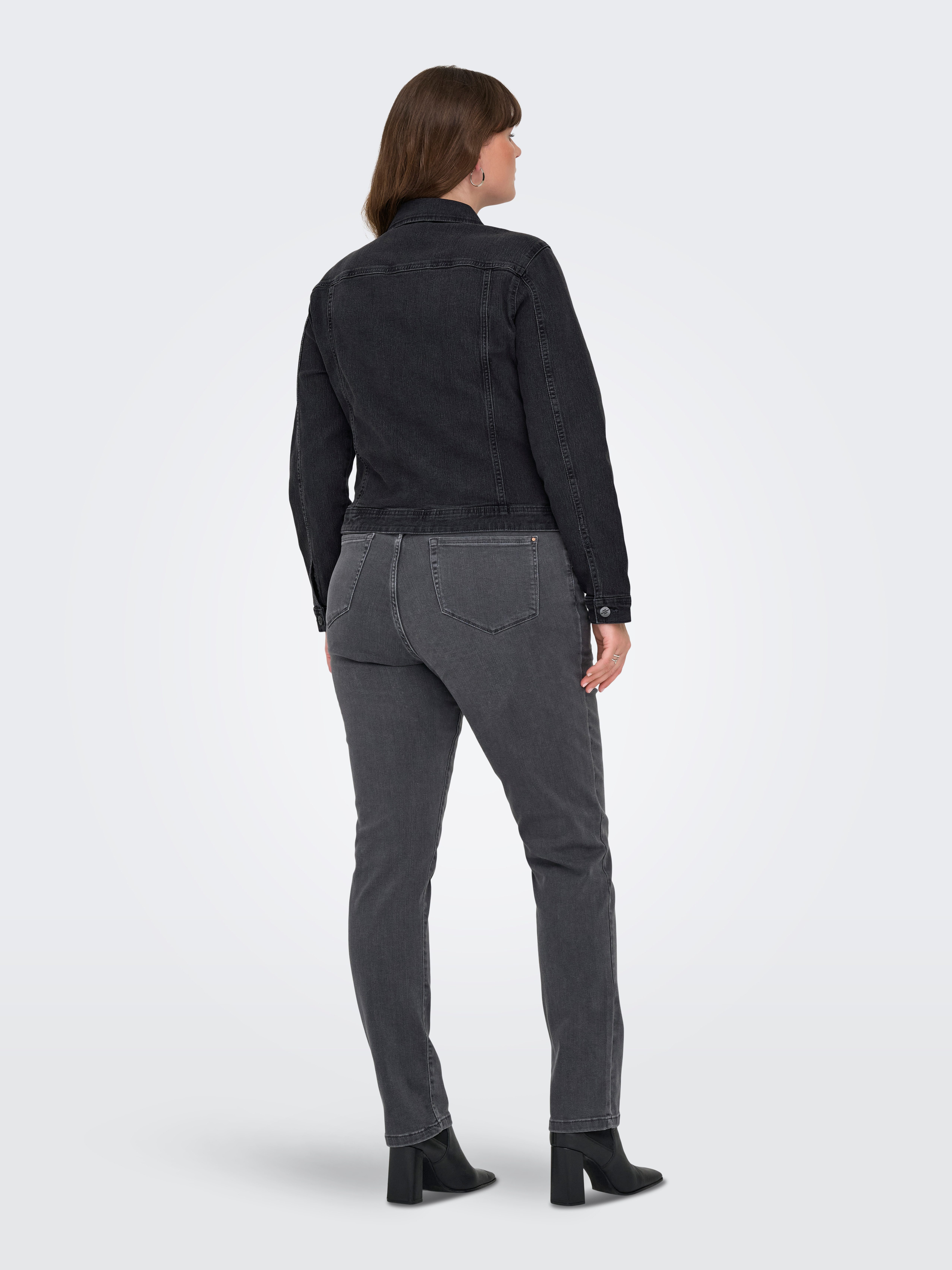 ONLY CARMAKOMA Jeansjack CARWESPA LS DGD JACKET DNM