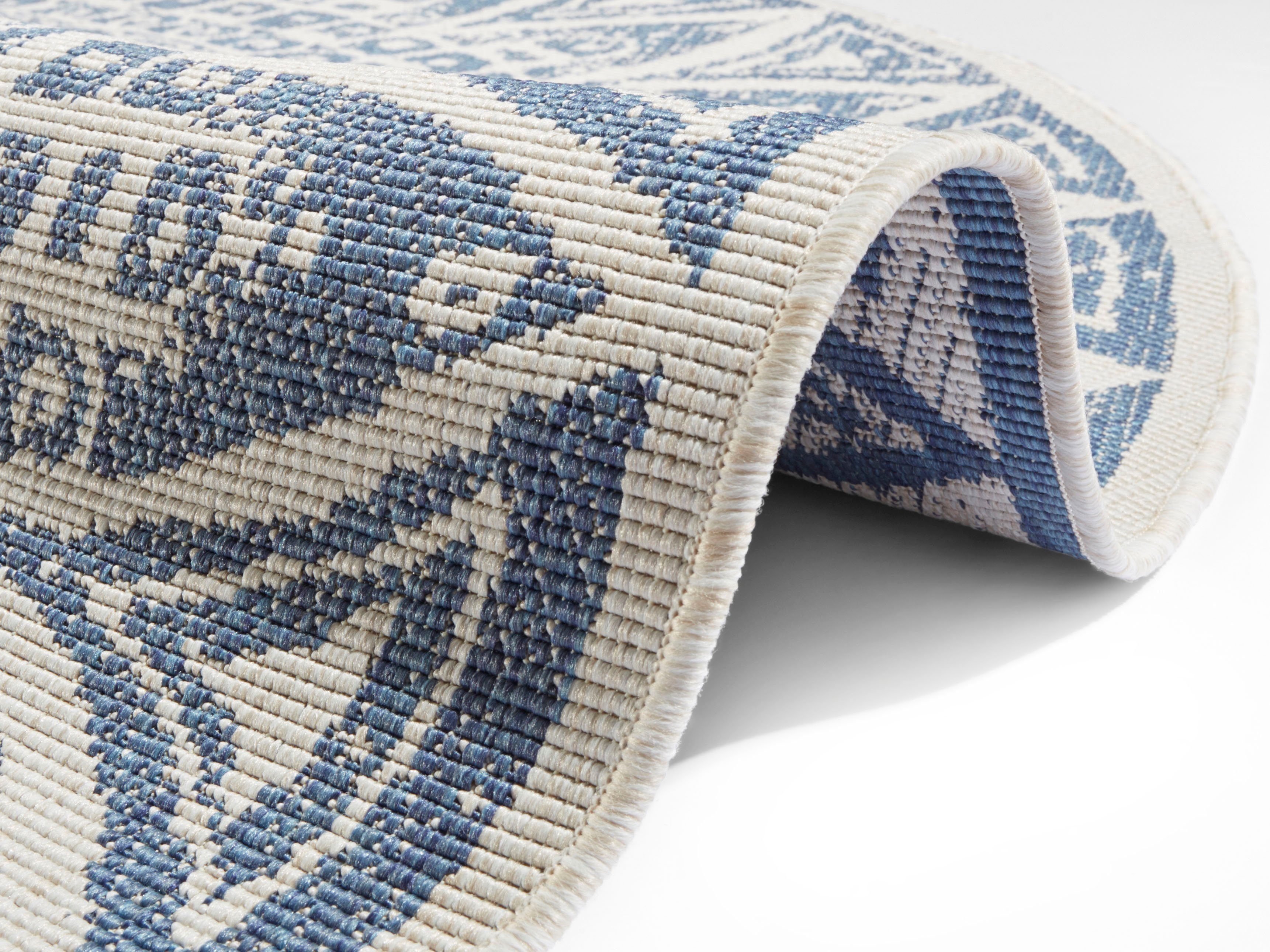 freundin Home Collection Vloerkleed Lilja omkeerbaar tapijt In- en outdoor, dubbelzijdig, weerbestendig, balkon, tuin, woonkamer