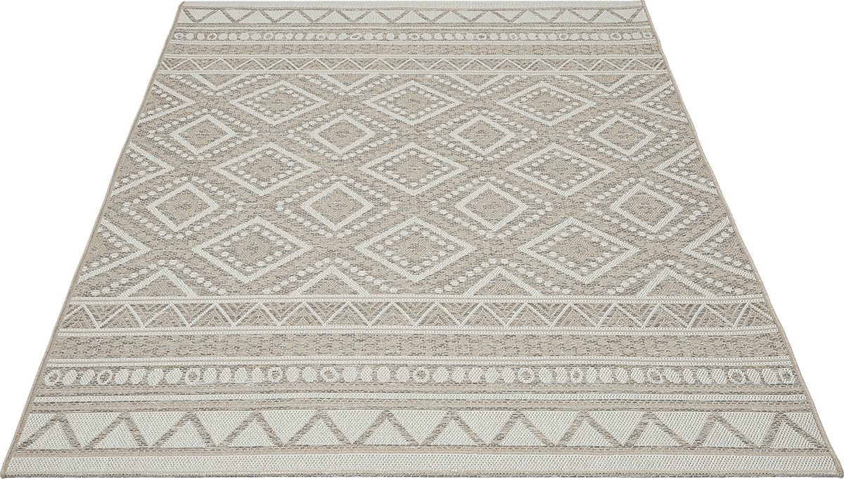 The carpet Vloerkleed Calgary moderne robuuste binnen- en buitenkleed