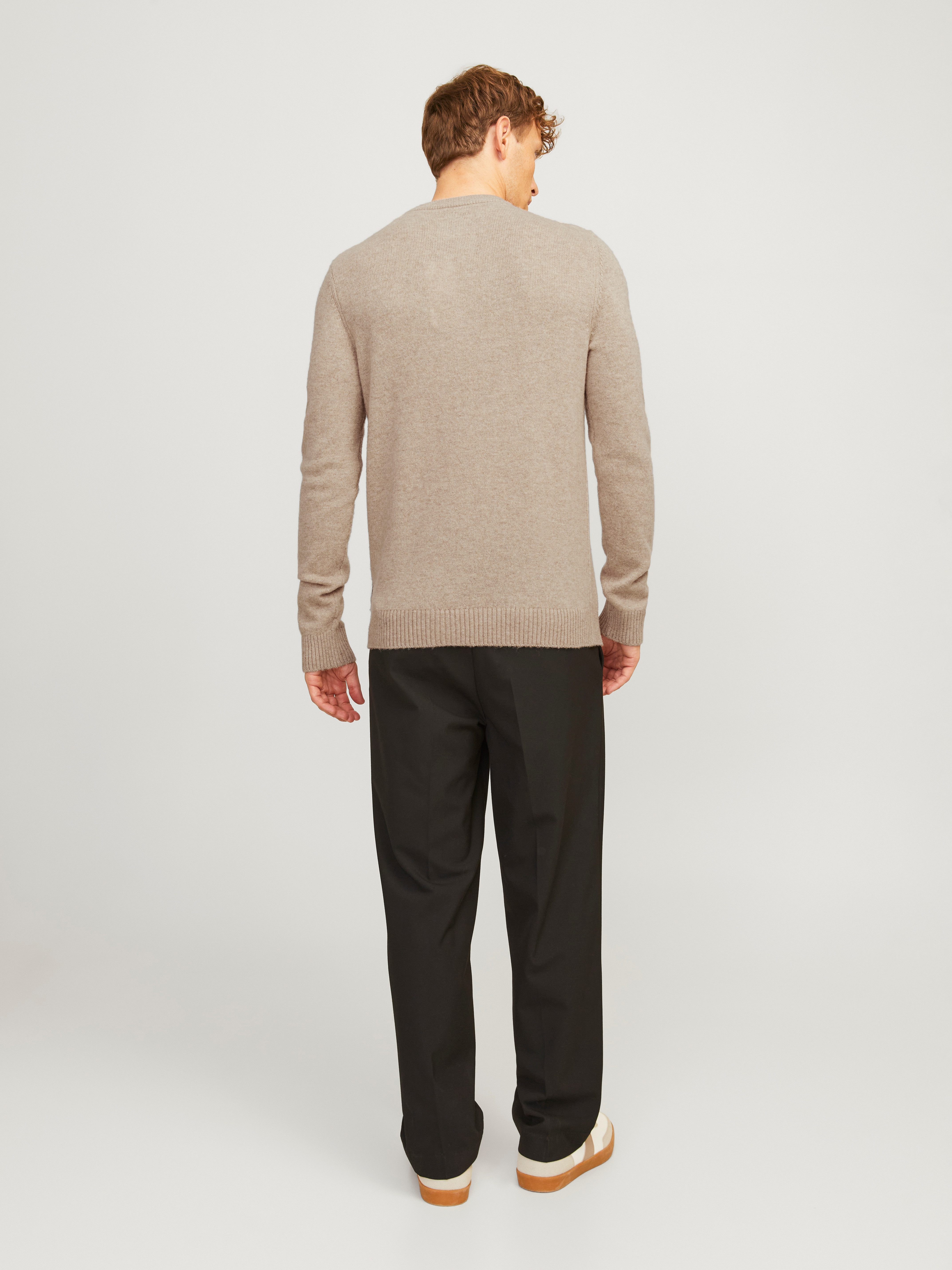 Jack & Jones Trui met ronde hals JPRBLULAMBSWOOL KNIT CREW NECK