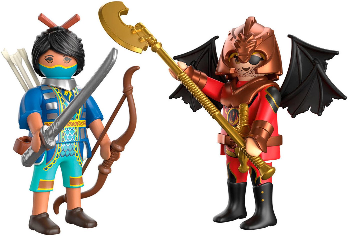Playmobil® Constructie-speelset Novelmore vs. Burnham Duell (71884), Duo Pack (15-delig)