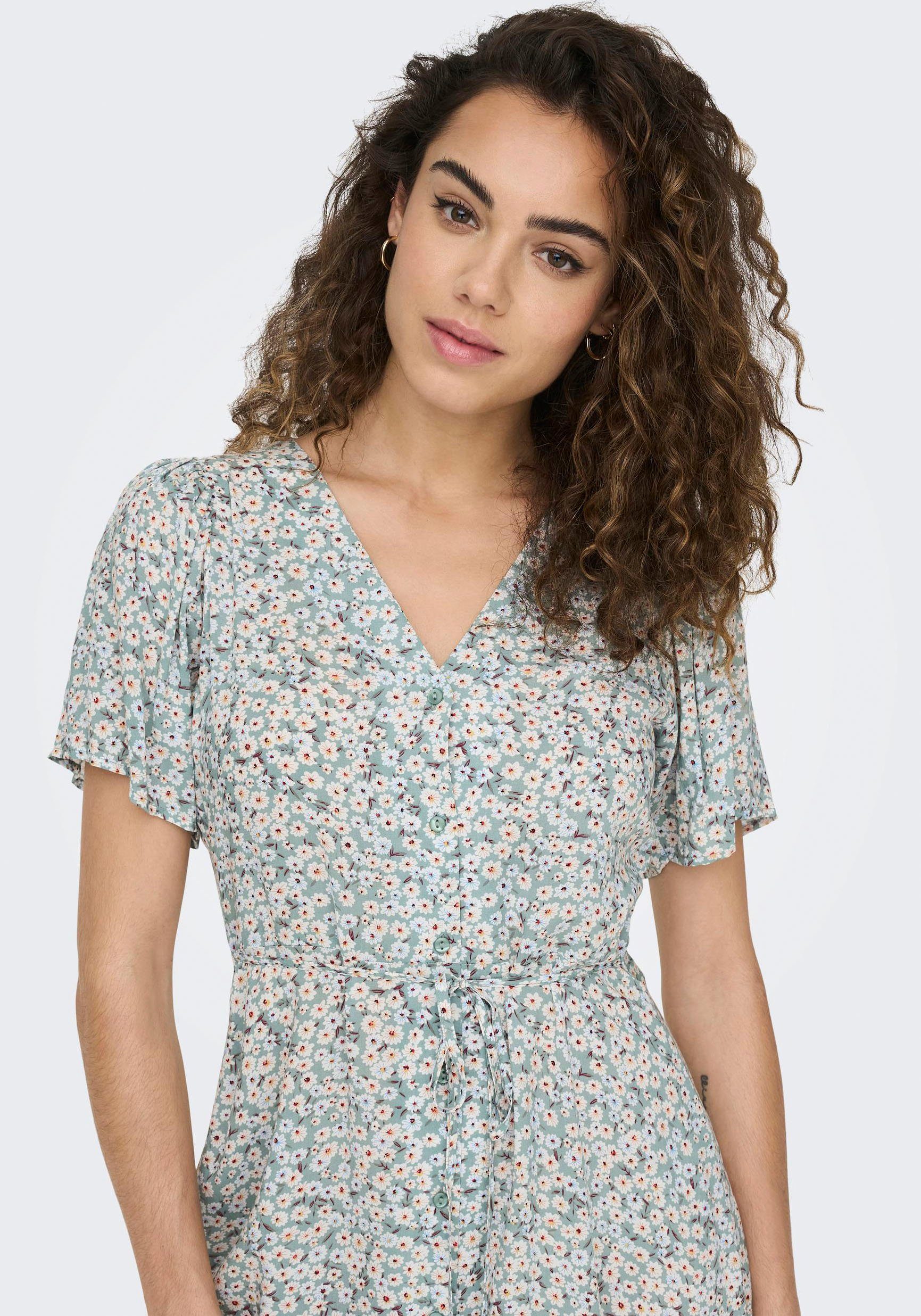 Only Mini-jurk ONLEVIDA S/S SHORT DRESS WVN NOOS