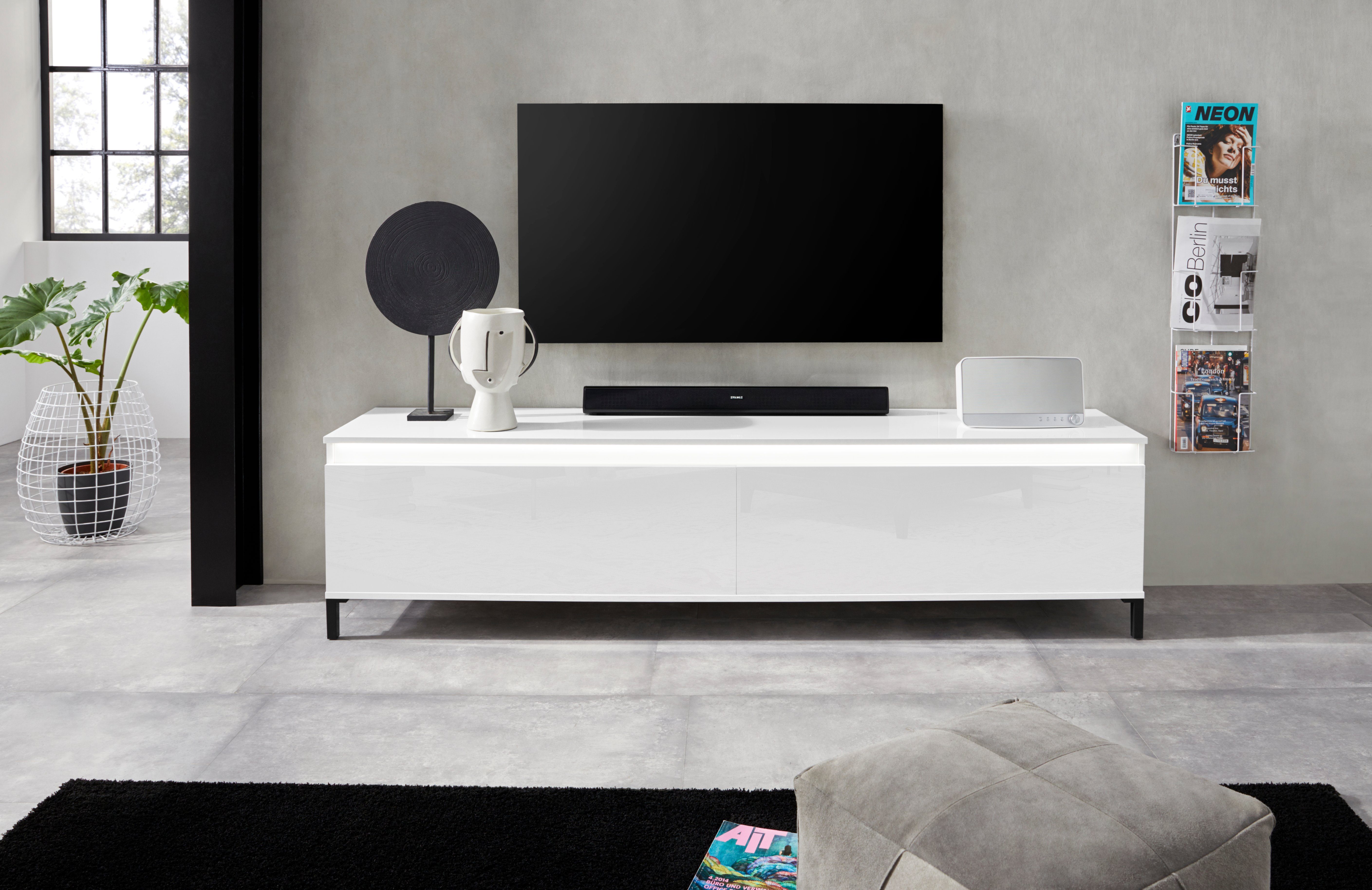 INOSIGN Tv-meubel Genio Breedte 200 cm, met omkeerbare strook