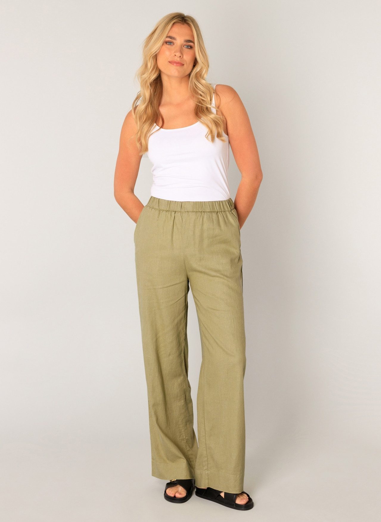 Base Level Linnen broek YUL