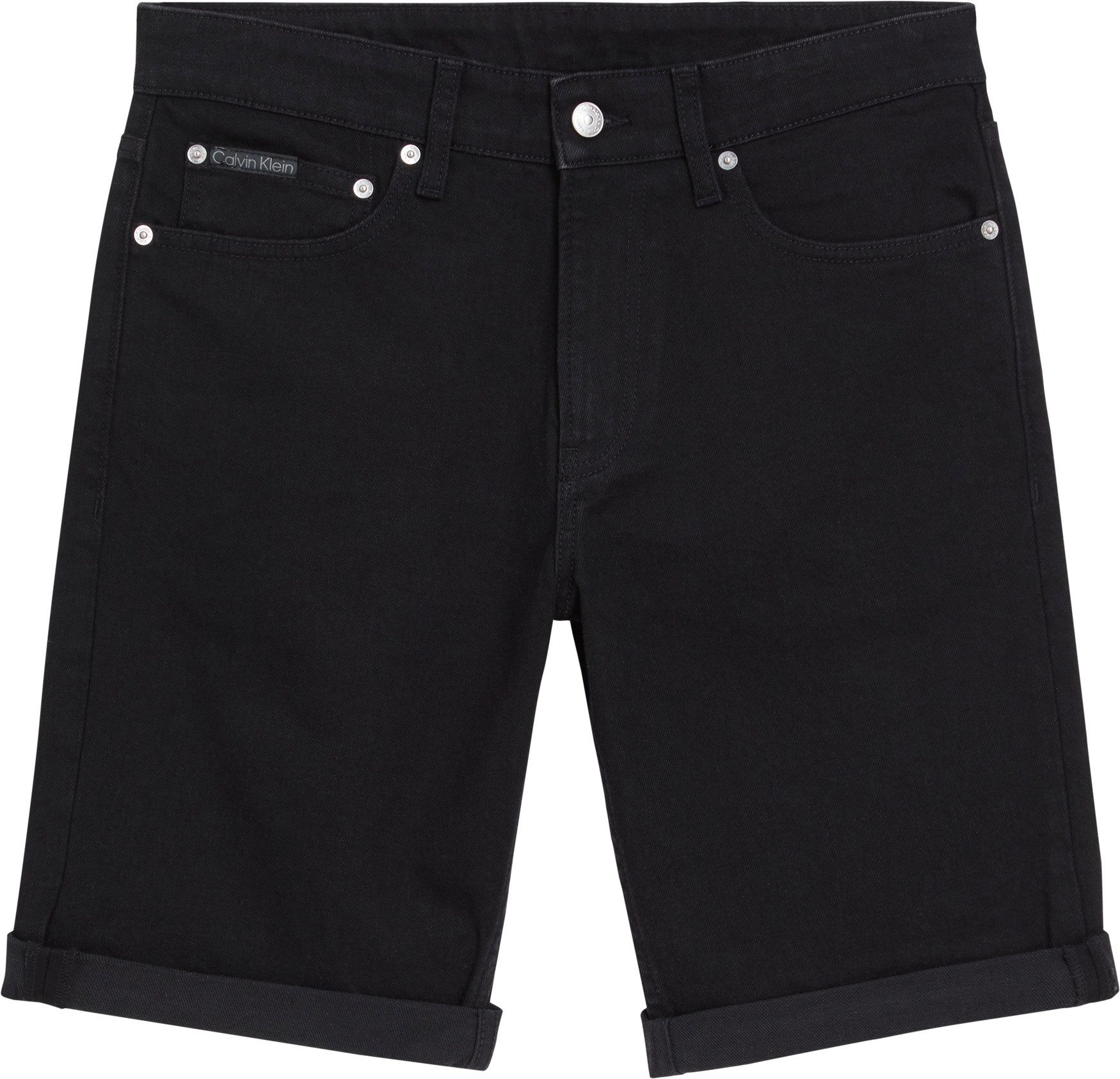 Calvin Klein Short SLIM SHORT met omslagzoom