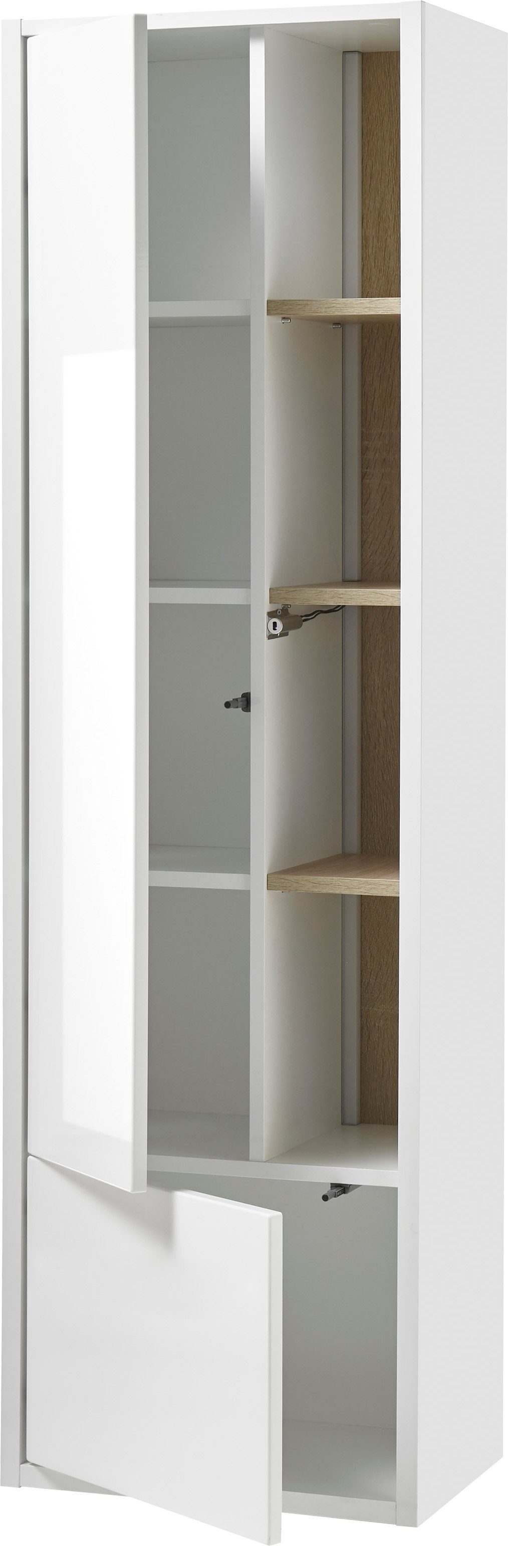Places of Style Badkamerserie Studio Line, bad in modern ontwerp, 3-delig badkamer Kast, onderkast en spiegel, in twee kleuren beschikbaar, opbergruimte (3-delig)