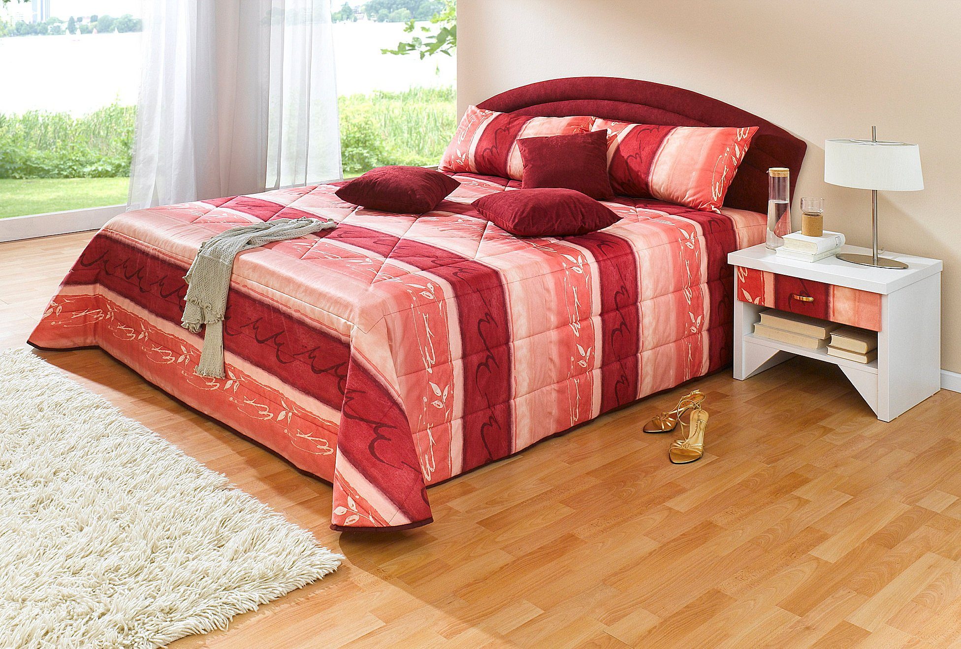 Westfalia Polsterbetten Gestoffeerd bed met bedkist