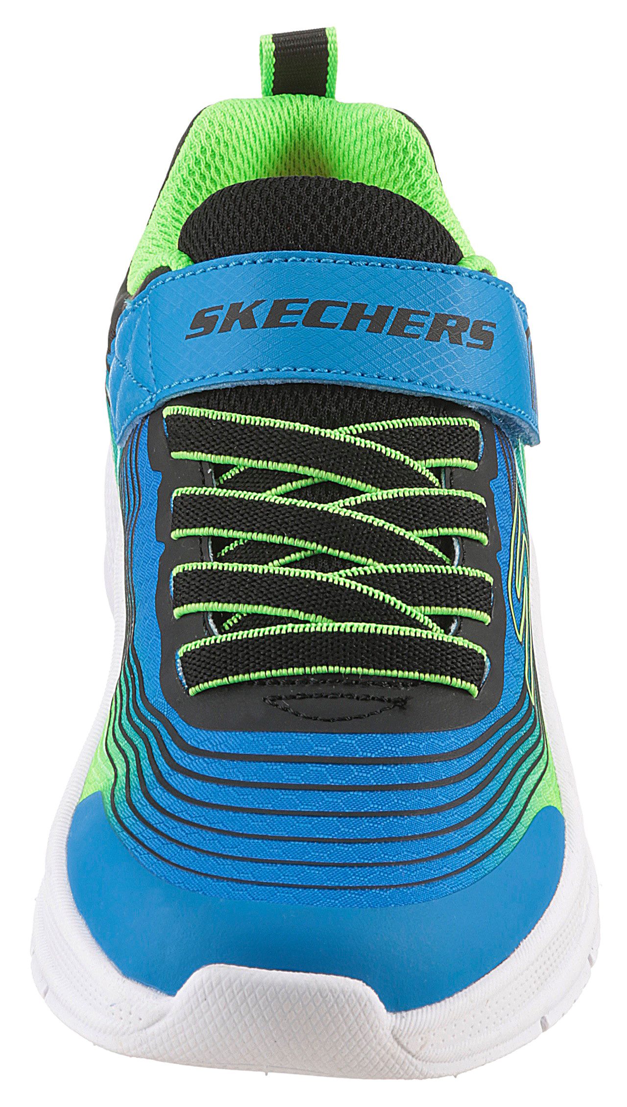 Skechers Kids Sneakers MICROSPEC ADVANCE , vrijetijdsschoen met klittenbandsluiting, maat sjabloon te downloaden