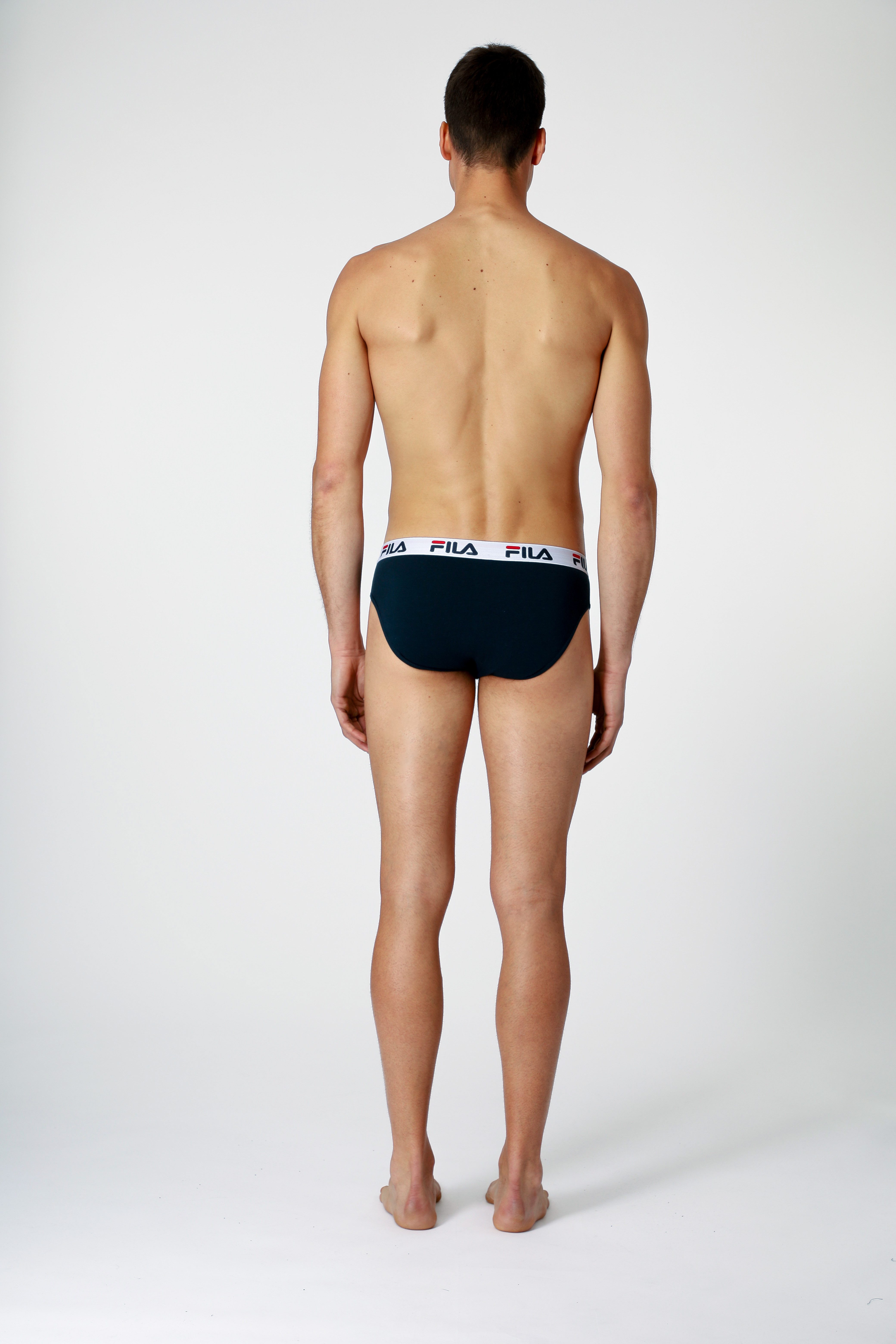 Fila Slip MAN BRIEF met elastische logoband (Set van 3)