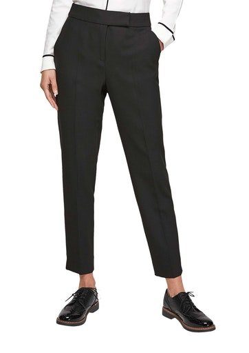 s.Oliver BLACK LABEL 7/8-broek met asymmetrische haaksluiting