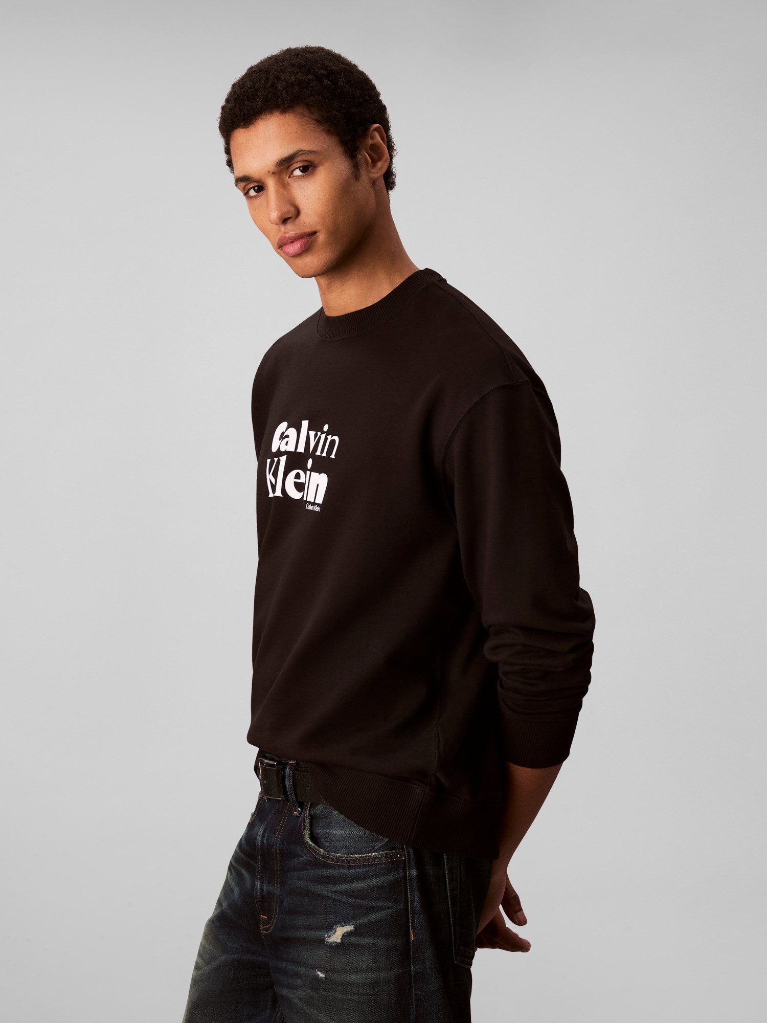 Calvin Klein Sweatshirt LS EU 350TERRY CALVIN BOLD GRAPH