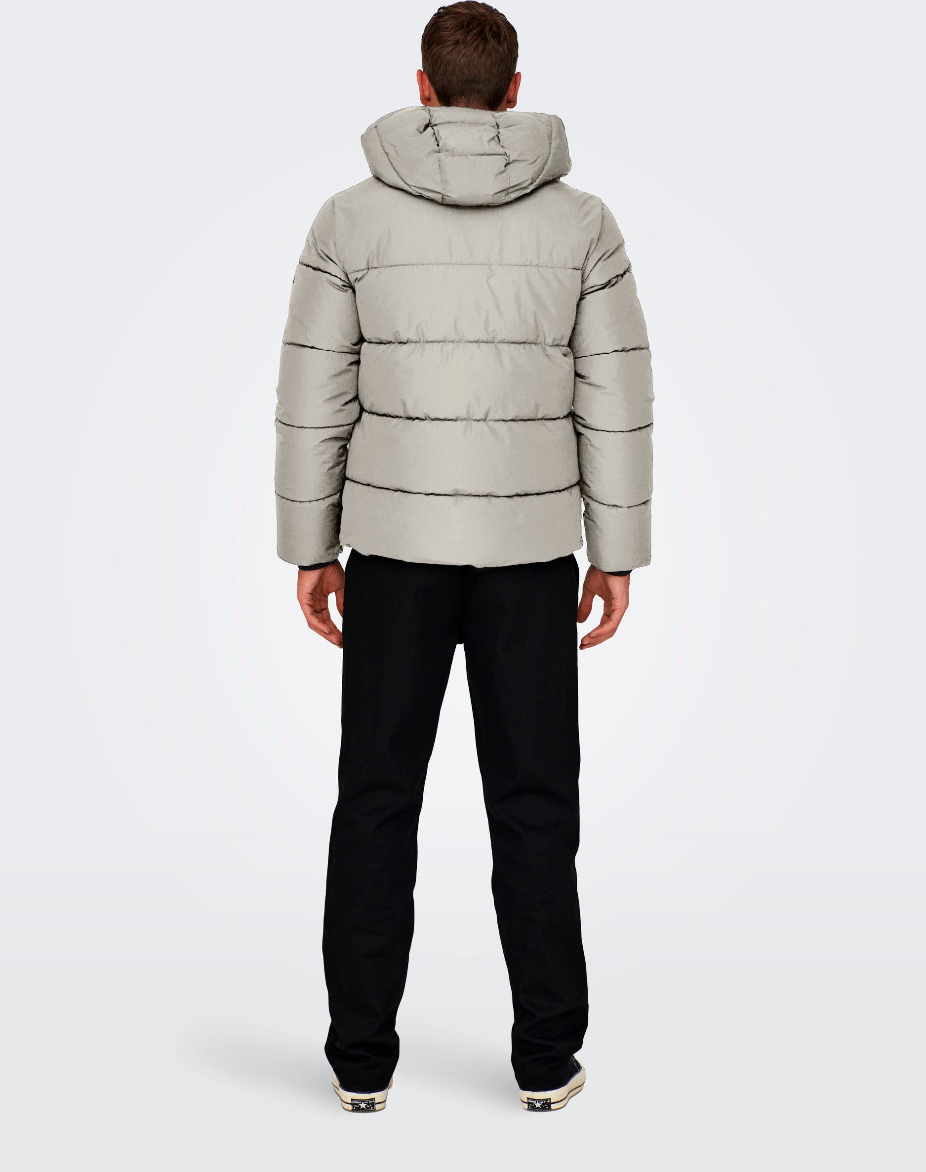 ONLY & SONS Gewatteerde jas ONSMARLON LIFE HOOD PUFFER JACKET OTW VD