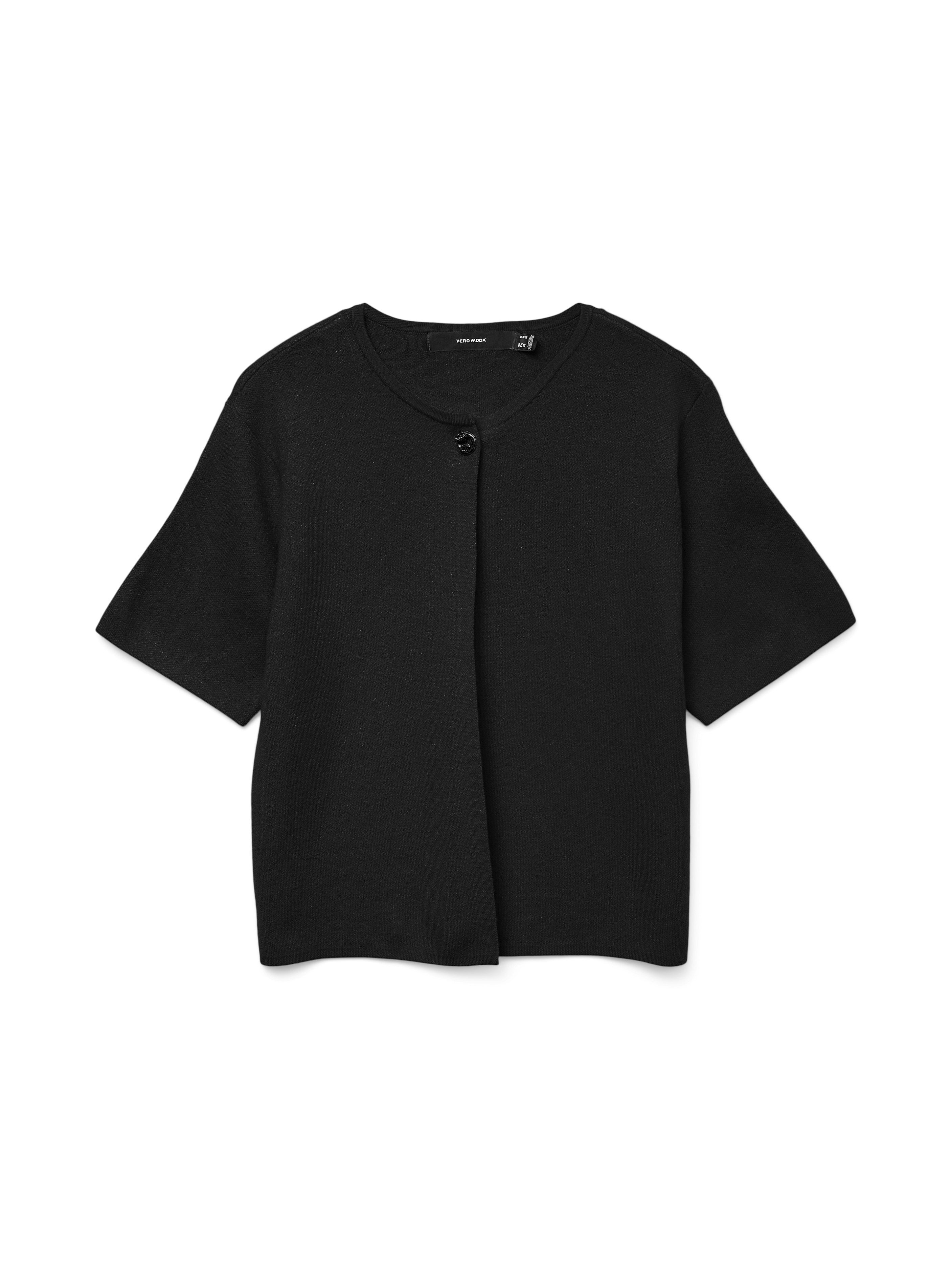 Vero Moda Vest VMGOLD SS O-NECK ONE BUTTON CARDIGAN