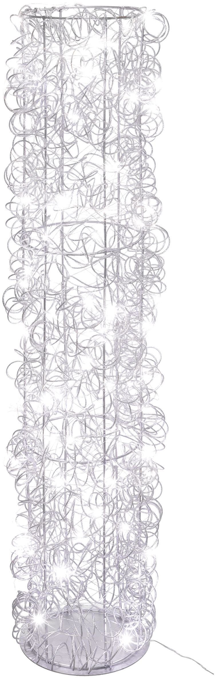 Creativ light Decoratief object Metalen draad - toren Cilinder van draad, met timerfunctie, USB-kabel (1 stuk)