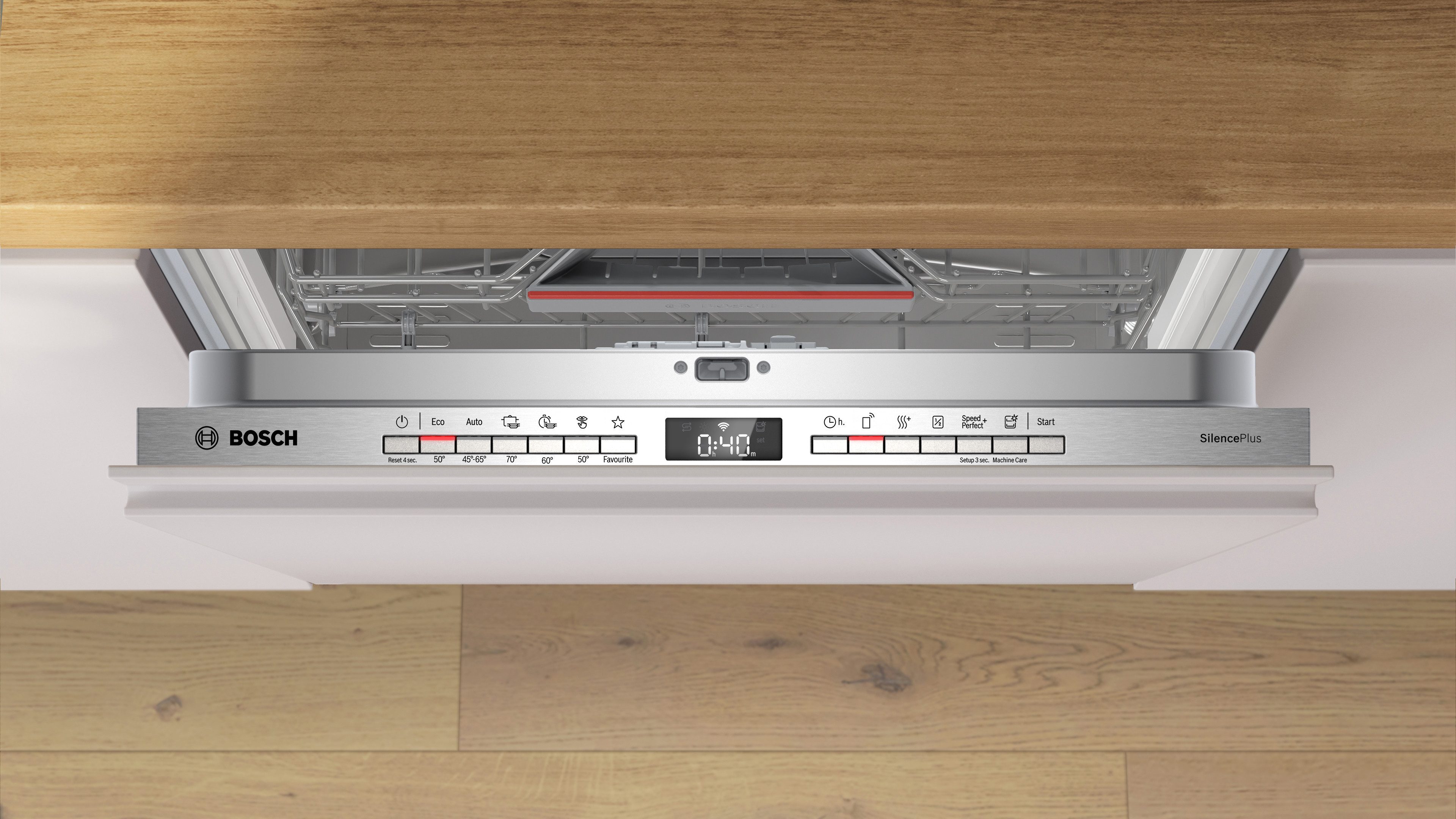 BOSCH Volledig geïntegreerde vaatwasser SBH4ECX28E, 86,5 cm x 59,8 cm