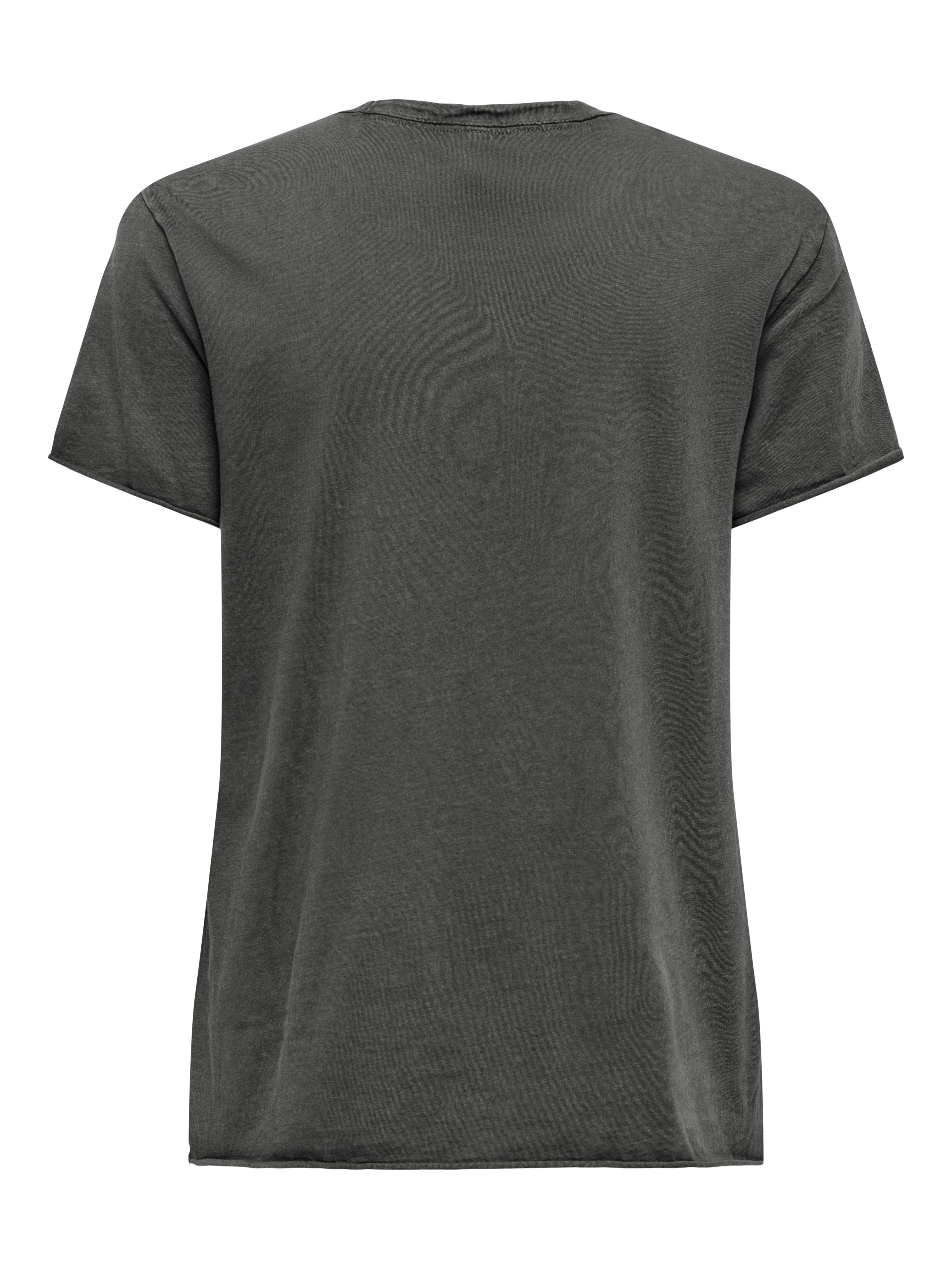 Only Shirt met ronde hals ONLLUCY REG S/S TOP JRS NOOS