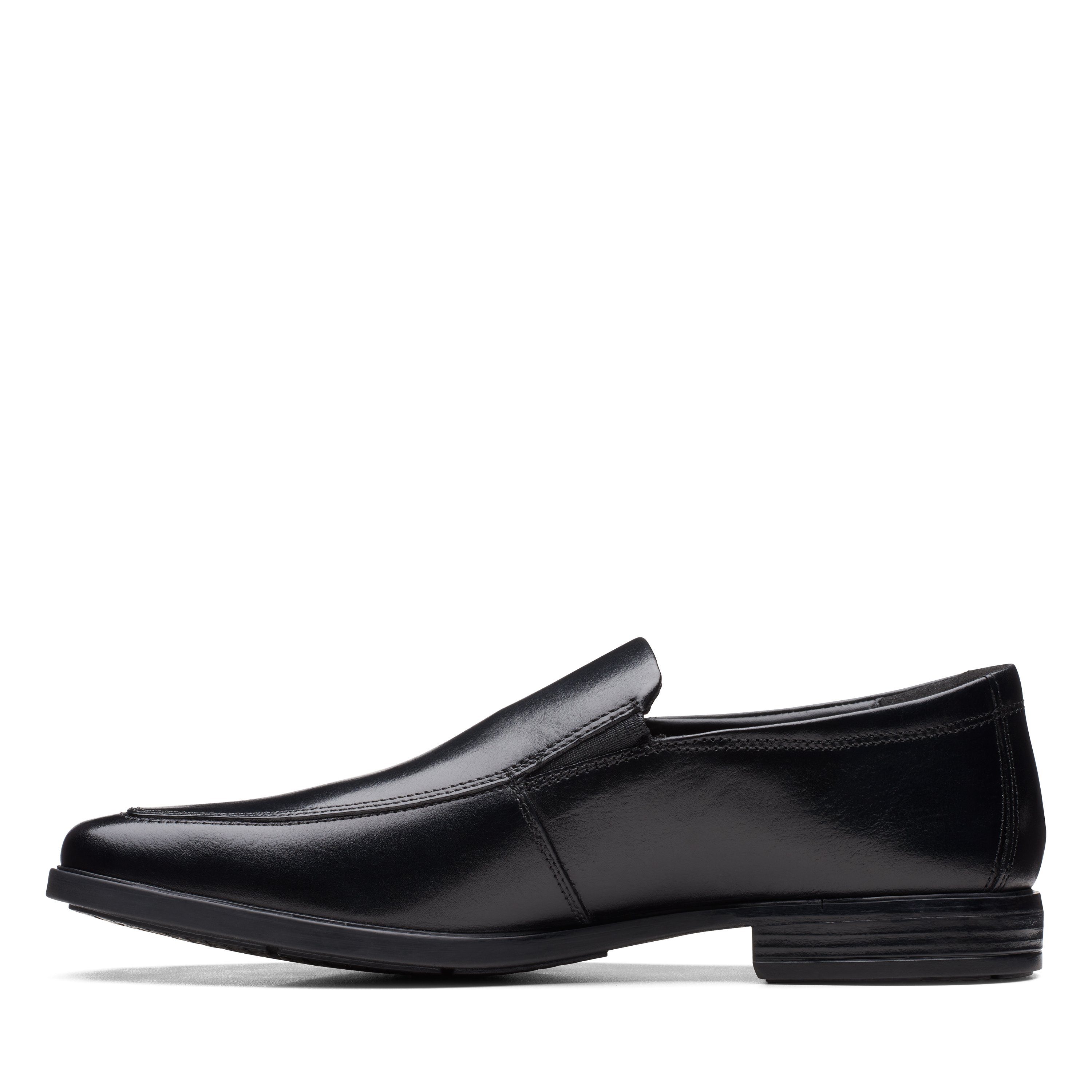 Clarks Instappers Howard Edge Business schoen, lage schoen, pak schoen met stretch-inzetten