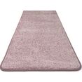 primaflor-ideen in textil loper vloerkleed mumbai tapijtloper, zachte korte pool, unikleurig, ideaal in de hal  slaapkamer roze